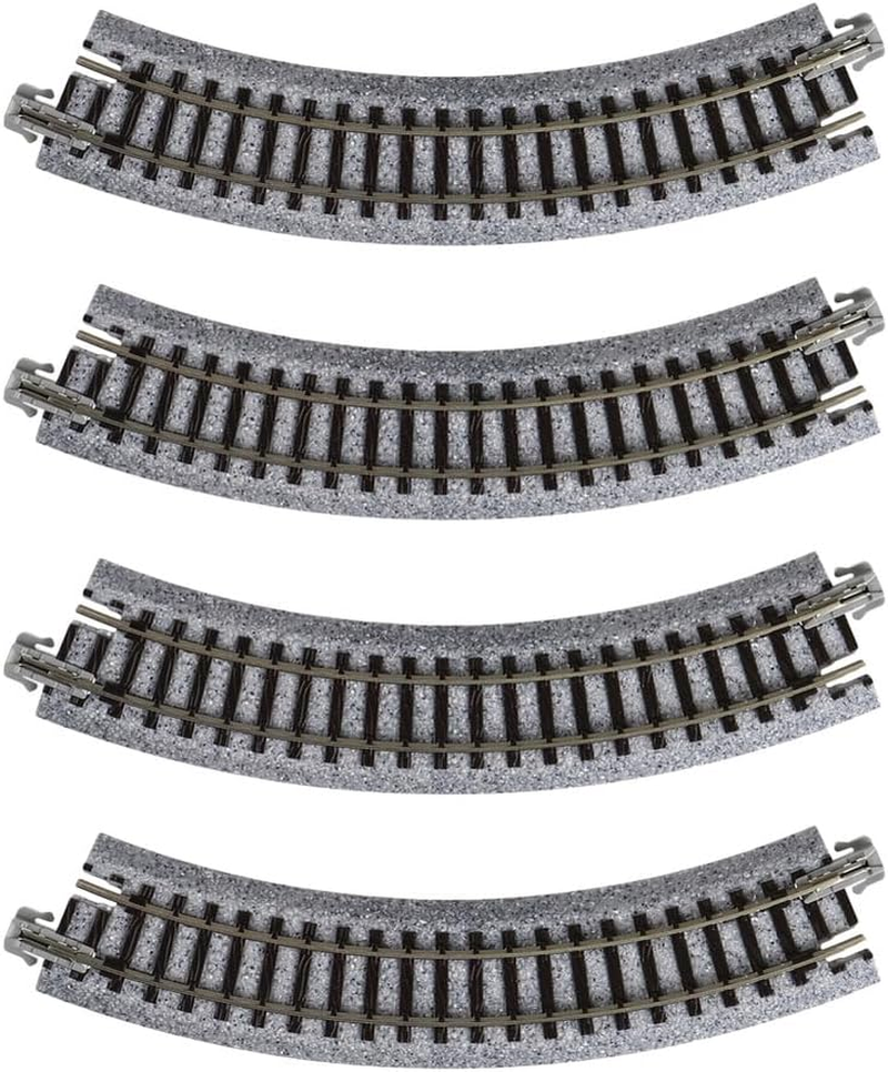 Kato USA Model Train Products UNITRACK Compact Tracks (4-Piece), 150Mm/(6") Radius/45-Degree image number 2