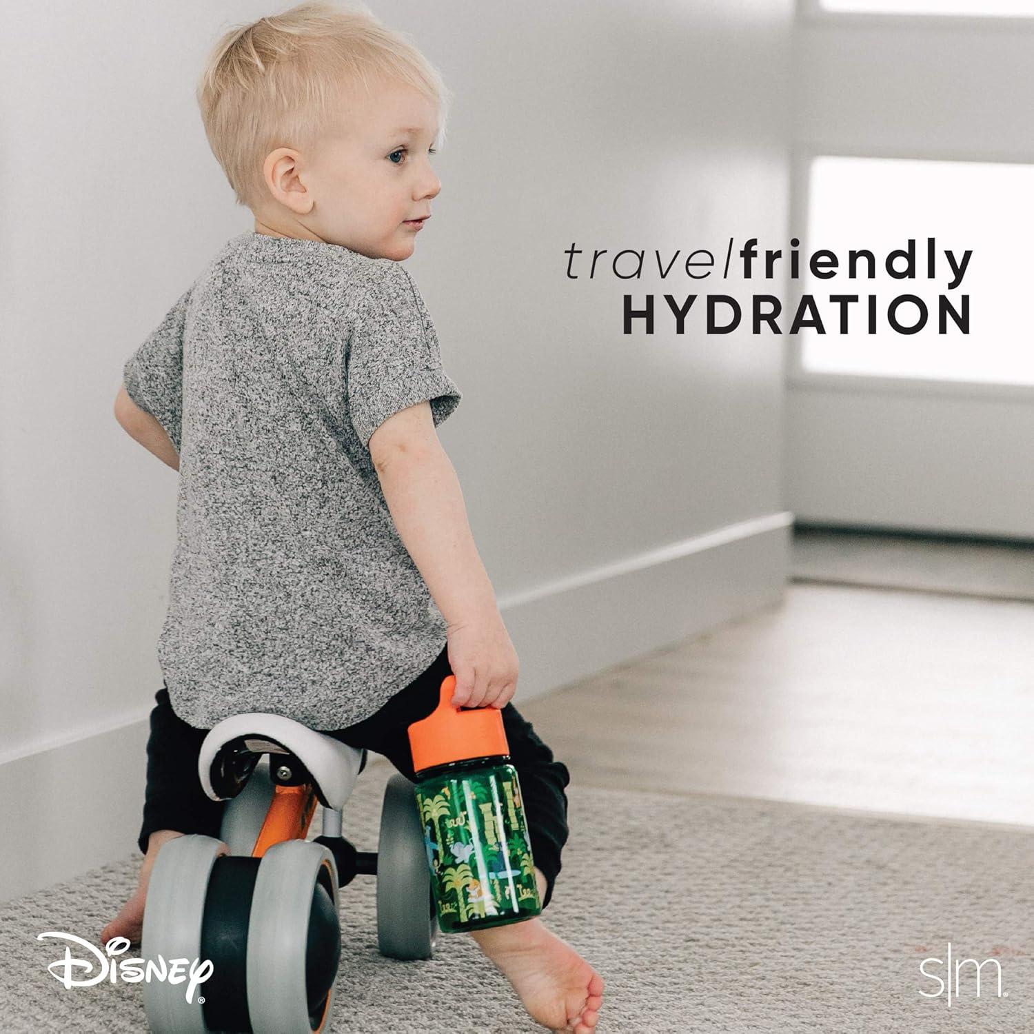 Simple Modern Disney 12Oz Summit Kids Tritan Water Bottle with Straw Lid for Toddler - Dishwasher Safe Travel Tumbler - Disney: Minnie Rainbows image number 4