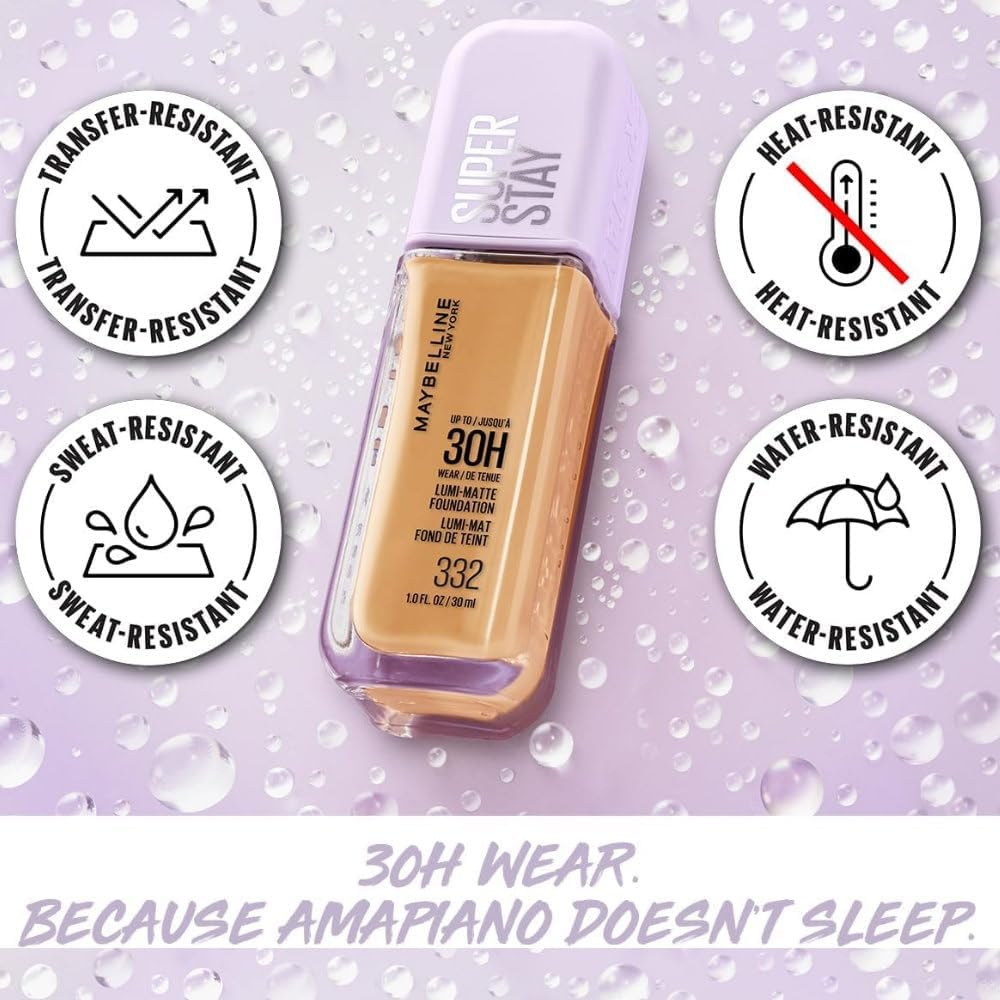 3Pk Maybelline New York Superstay Lumi Matte Foundation 35Ml - 119 image number 5