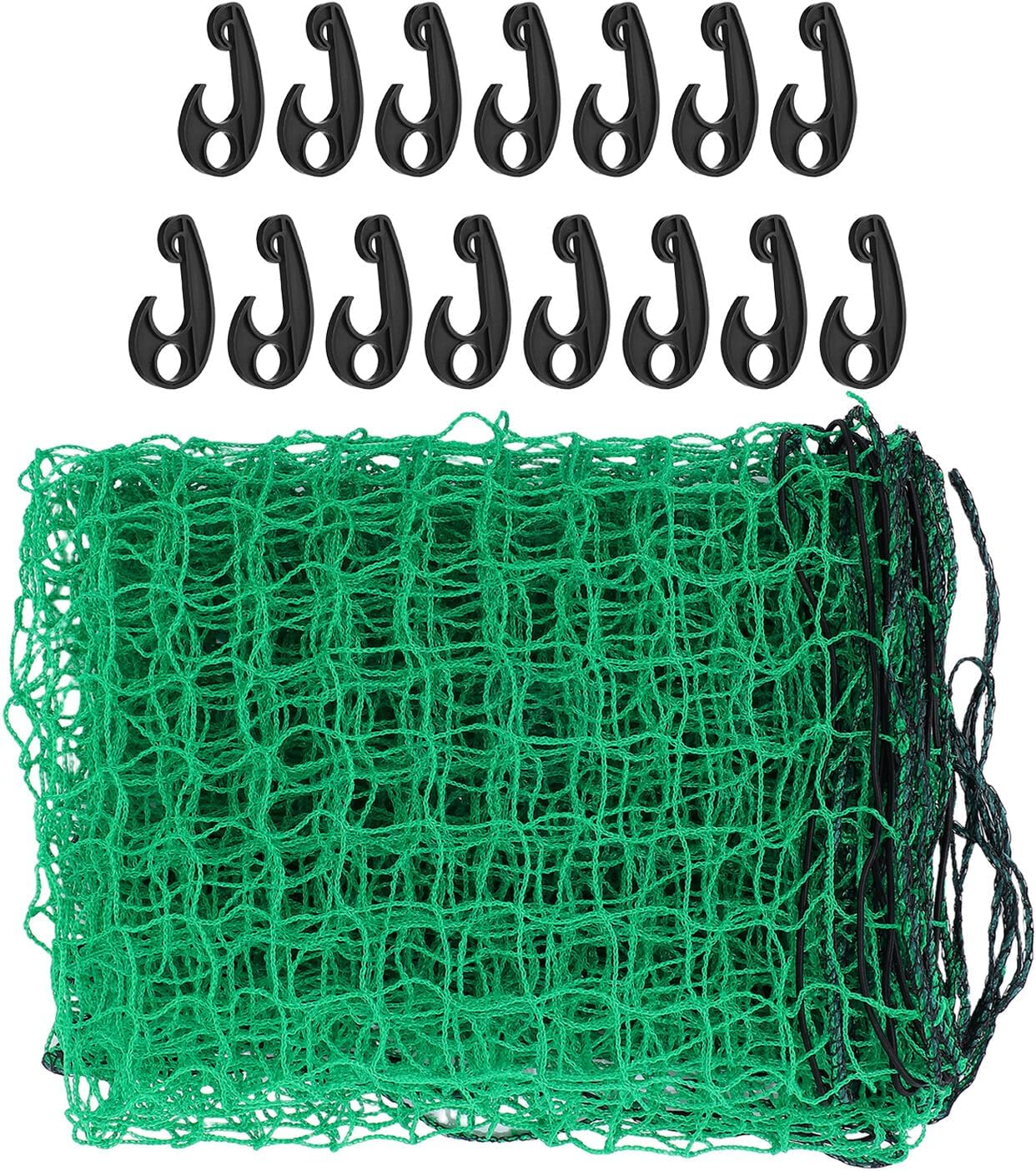 MUSISALY Truck Bed Cargo Net 2X3M Heavy Duty Elastic Bungee Cord Net 15 Hooks for Pickup Trucks Trailers and Vehicle Cargo Securing image number 2