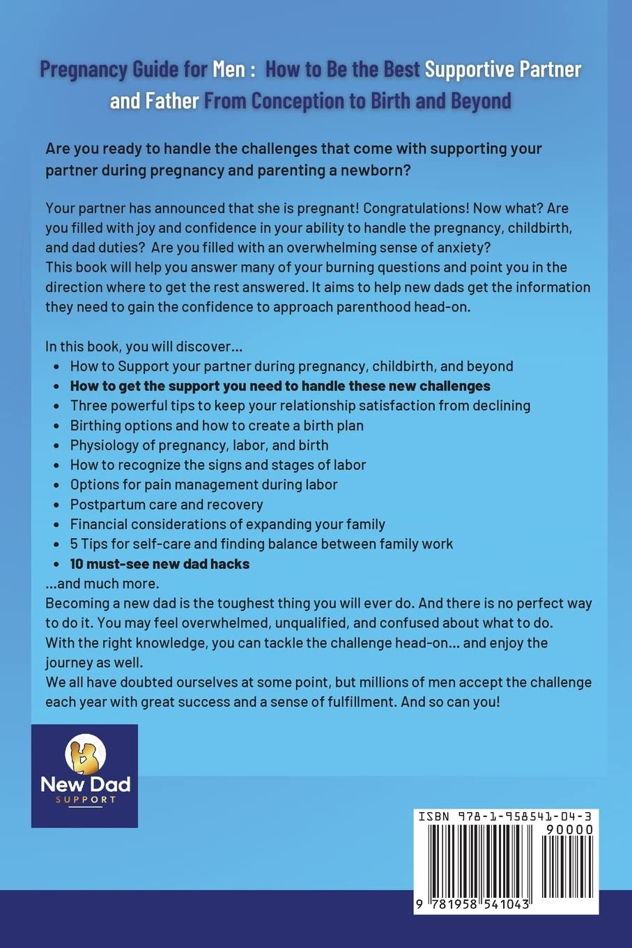 Pregnancy Guide for Men: How to Be the Best Supportive Partner and Father from Conception to Birth and Beyond: plus 10 Life Hacks for New Dads image number 1
