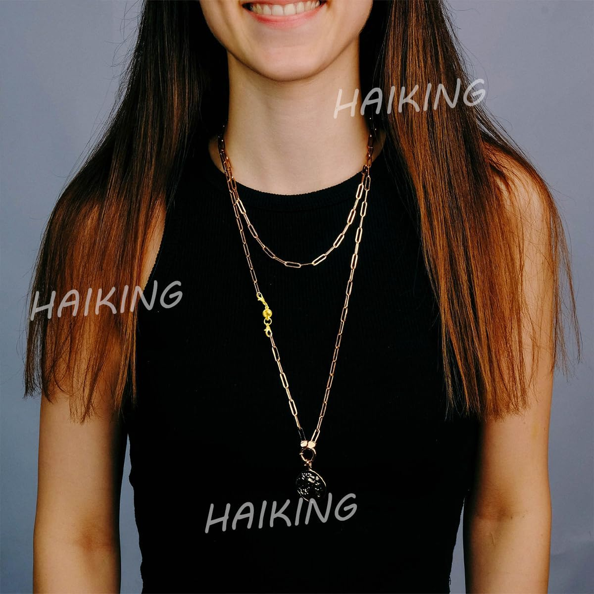 HAIKING Connector Clasp, 6 PCS Golden & Silver Magnetic Lobster Clasp for Jewelry Making (4 Cm/1.57 In) image number 3