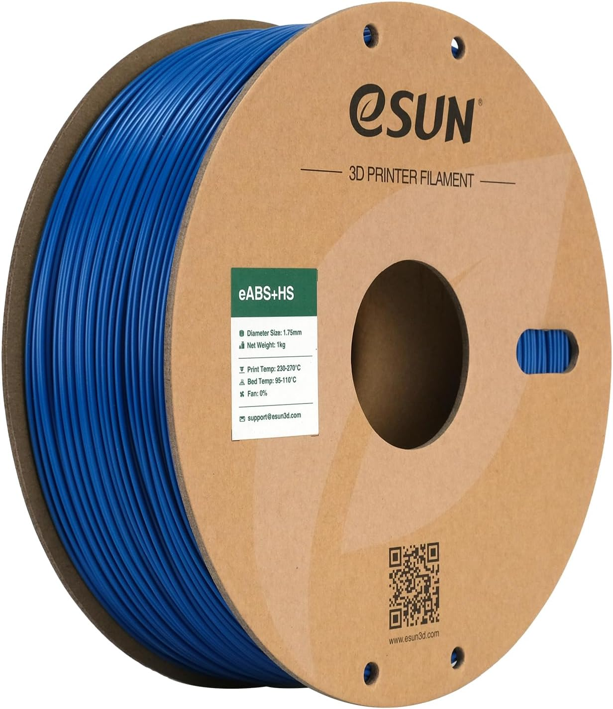 Esun ABS PRO Filament for 3D Printers High Speed ABS PRO 3D Printer Filament 1.75Mm Dimension Accuracy +/- 0.02Mm 1KG (2.2 LBS) Spool Fast Printing ABS 3D Printing Material，Black