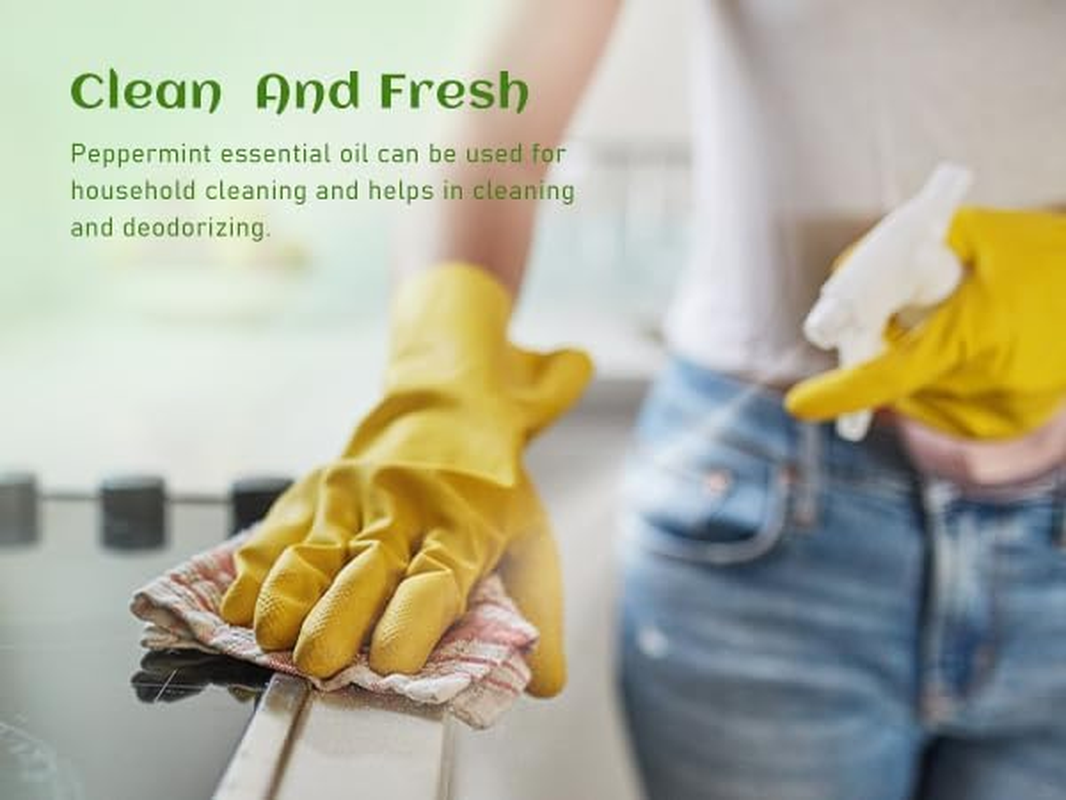 EVOKE OCCU Peppermint Essential Oil, for Natural Small Animal Deterrent, Mind Clarity Boost, Multi-Surface Cleaner, Skin & Hair Care, 100% Pure and Natural Undiluted- 118Ml image number 1