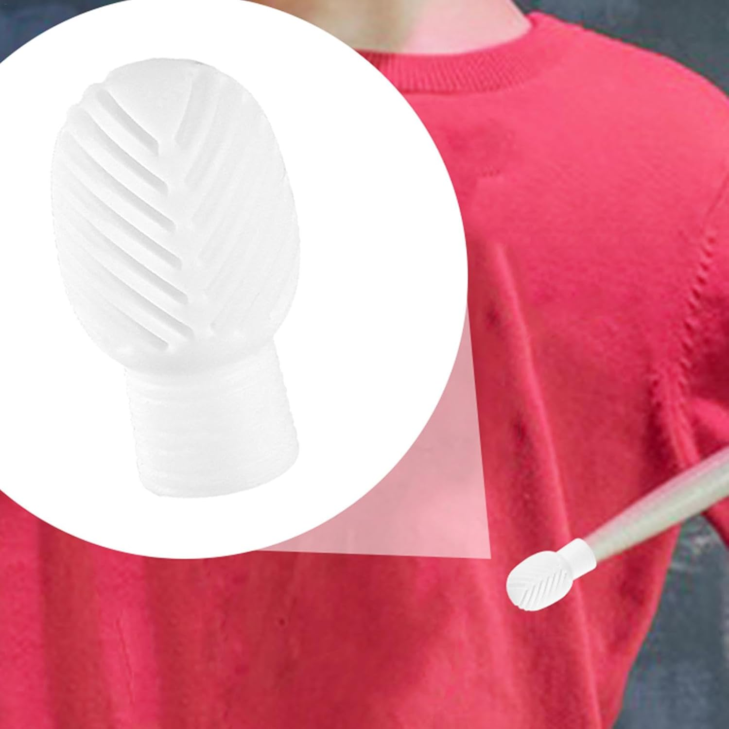 Humdcdy Drum Stick Dampeners - Silicone Drumstick Tips for Mute Clacking Sound - Musical Instruments Accessory, Silicone Drumstick Tips, Mute Clacking Sound for Silencing Drumming - Gray image number 6