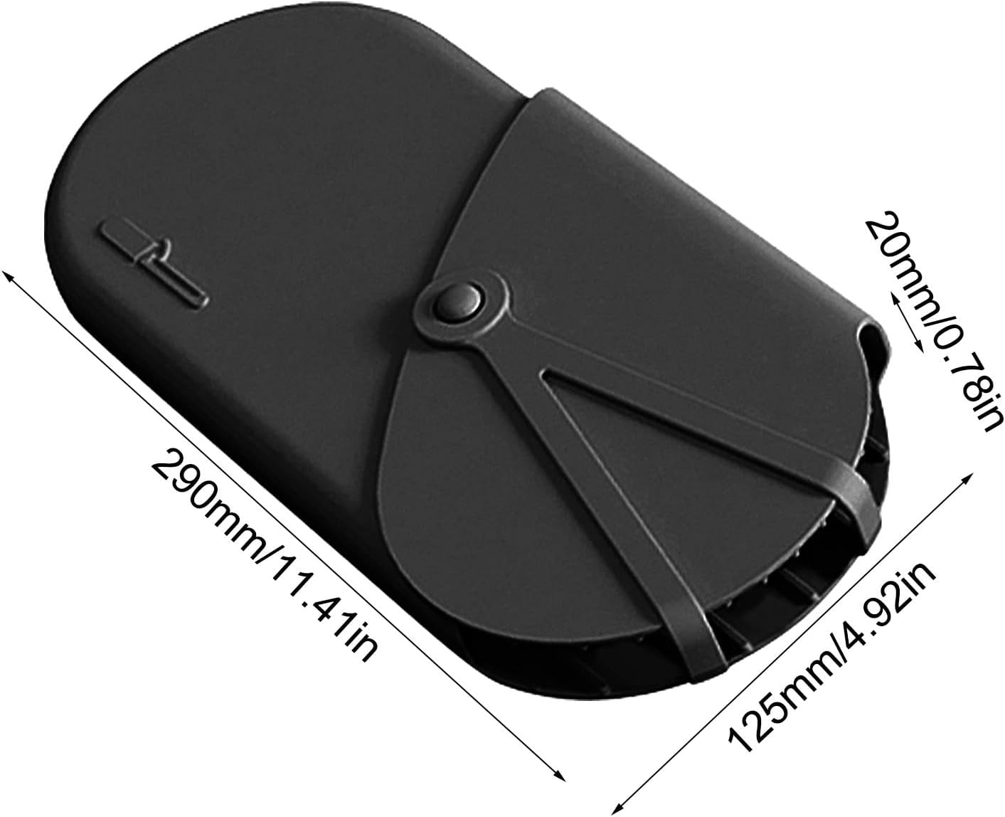 Hair Iron Mat and Pouch, Heat Resistant Mat for Hair Iron,Portable Silicone Mat Pouch | Multifunctional Hair Straightener Pouch image number 1