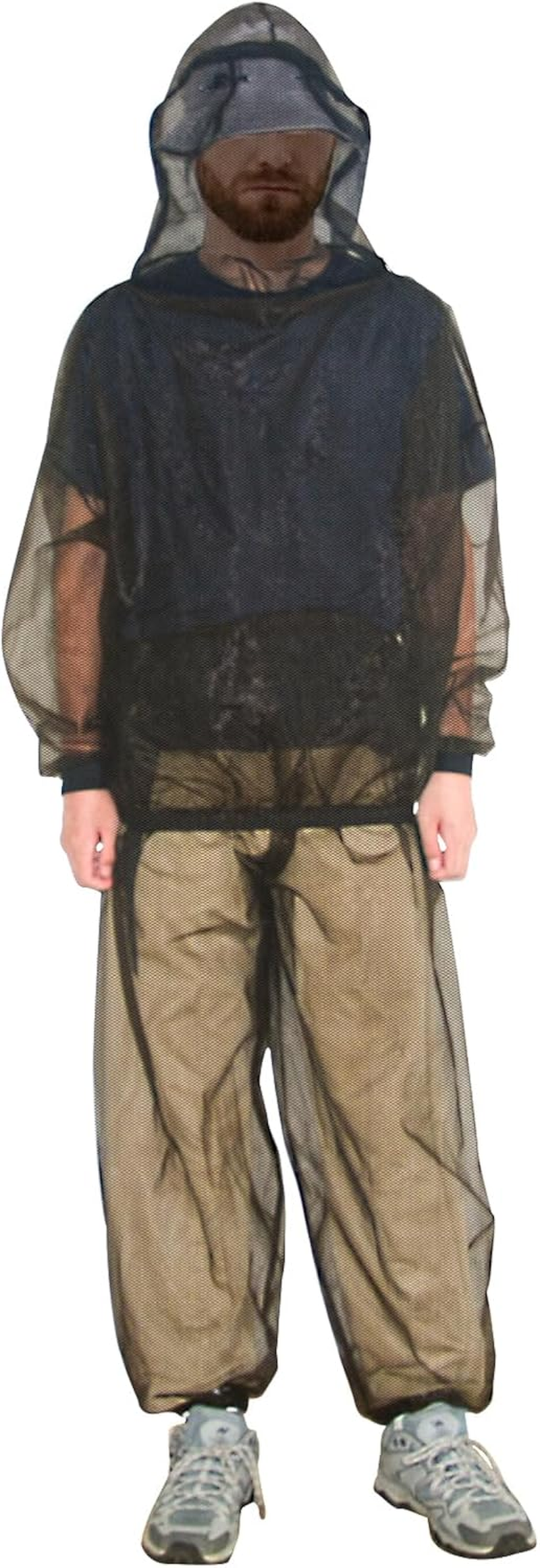 South to East Mosquito Suit - Net Bug Mesh Pants & Jacket with Hood for Outdoor Protection from Bugs, Flies, Gnats, No-See-Ums & Midges - Mosquito Clothing for Men & Women with Carrybag, M Size image number 6