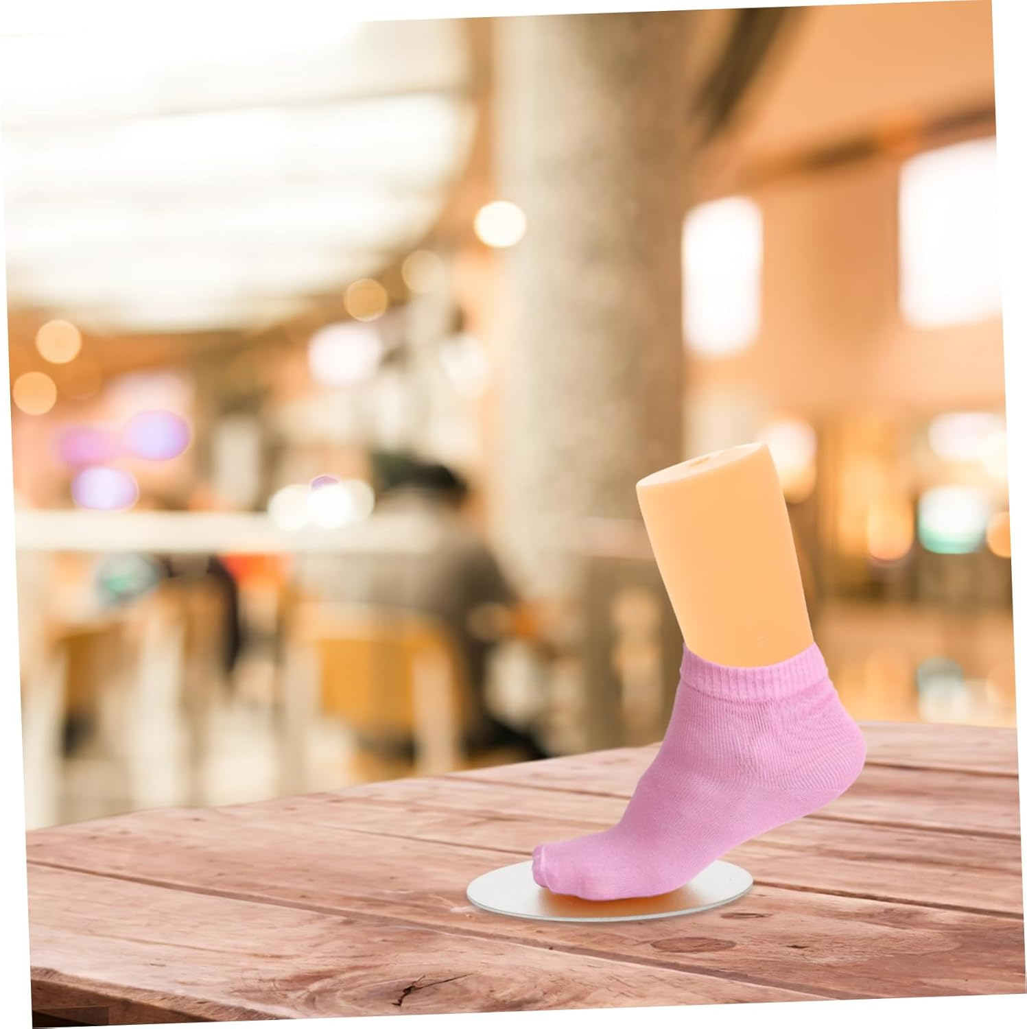 Children Foot Mannequin Model Small Skin Color Baby Sock Display Stand Shoe Holder for Boys and Girls Socks Presentation image number 2