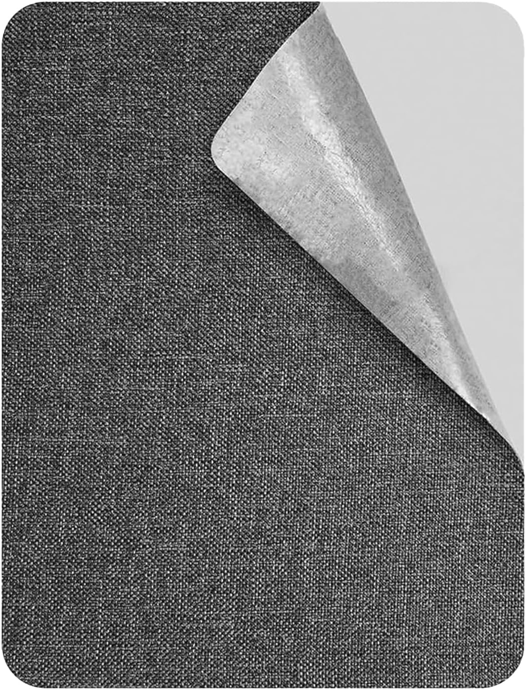 Fabric Repair Patches Self-Adhesive 20 X 28 Cm, Linen Repair Patches, Linen Fabric Self-Adhesive for Car Seats, Curtain, Headboards, Furniture, Sofa (Grey) image number 4