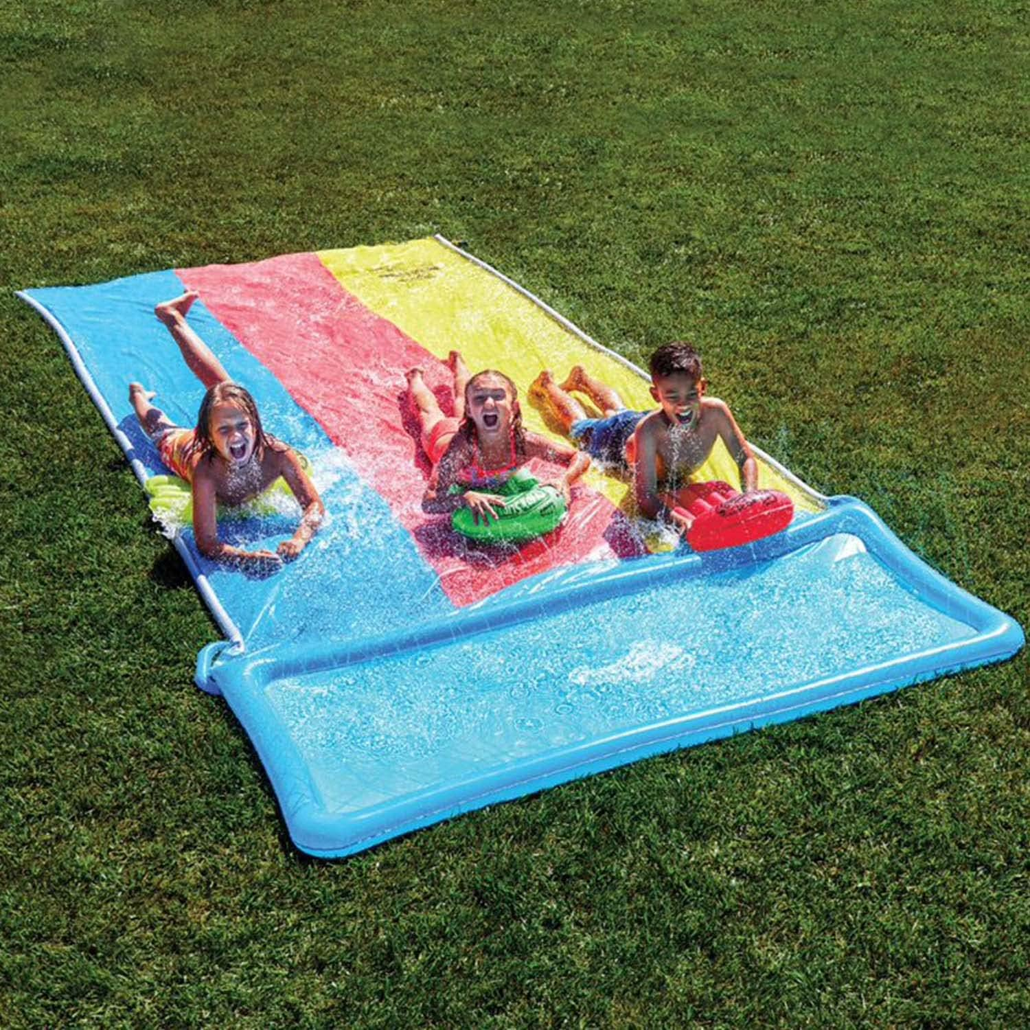 Whamo Slip 'N Slide Hydroplane Triple XL Water Slide for 5+ Years Kids, 18 Feet Size, Multicolor image number 5