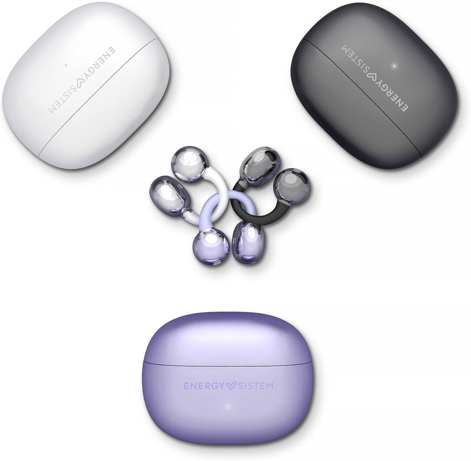 Energy Sistem Chicpods Open Sound Wireless Bluetooth Headphones, 23 Hour Battery, Noise Cancelling for Calls, IPX4, Waterproof, Comfortable and Flexible image number 2