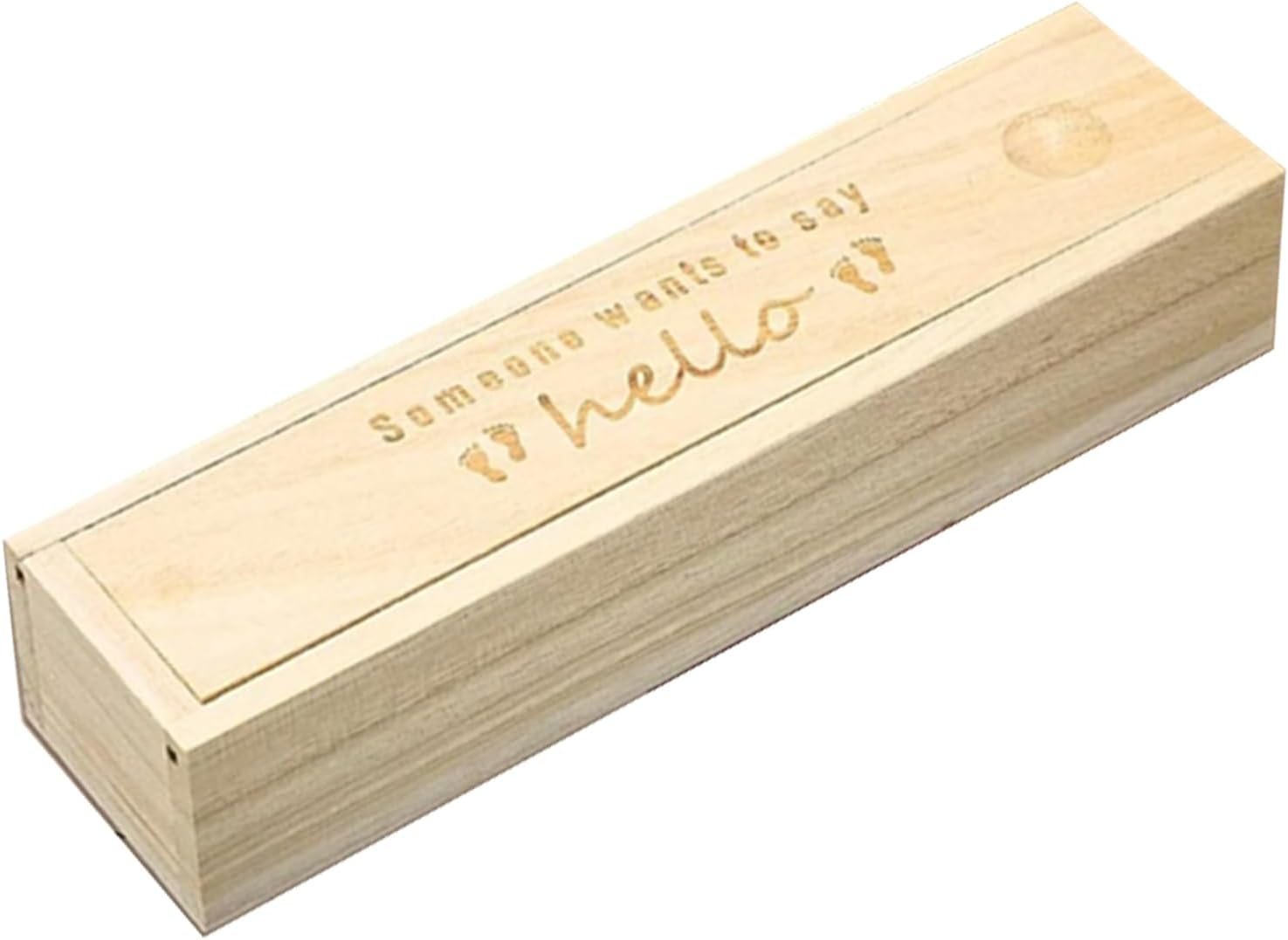 Pregnancy Test Keepsake Storage Box &ndash; Stylish Baby Announcement Holder for Parents, Husband | Baby Souvenir Collection Box image number 3