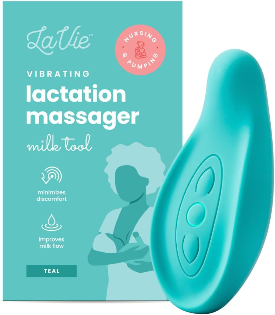 Lavie Lactation Massager, Teal, 1 Count (Pack of 1)