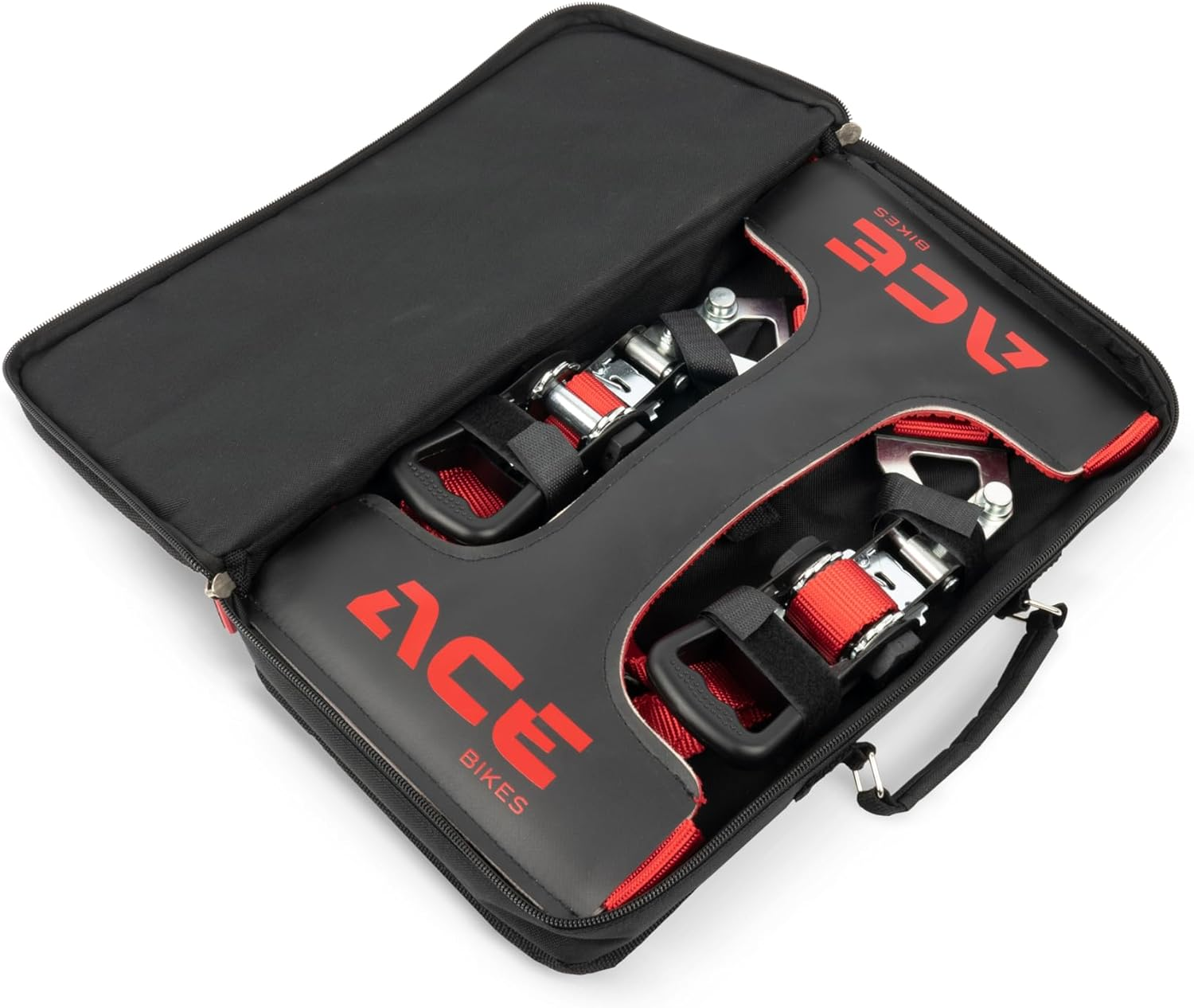 ACEBIKES Tyrefix Pro Front and Rear Wheel Tie down Strap Transport image number 2