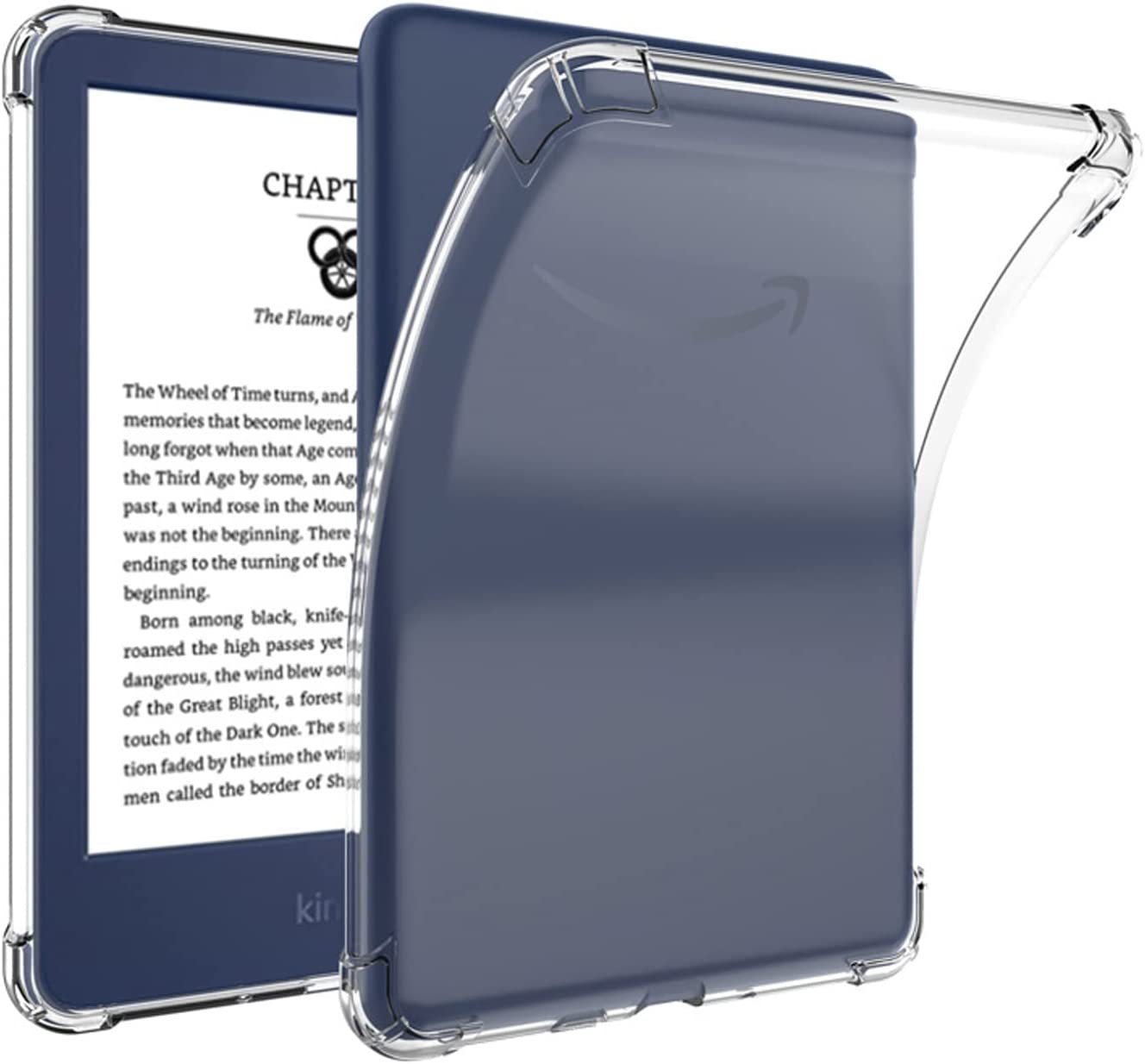 Crystal Clear Case Cover for All-New Kindle (11Th Generation-2024, 2022, 6 Inch, Model:C2V2L3), Shockproof Thin Silicone Case image number 2