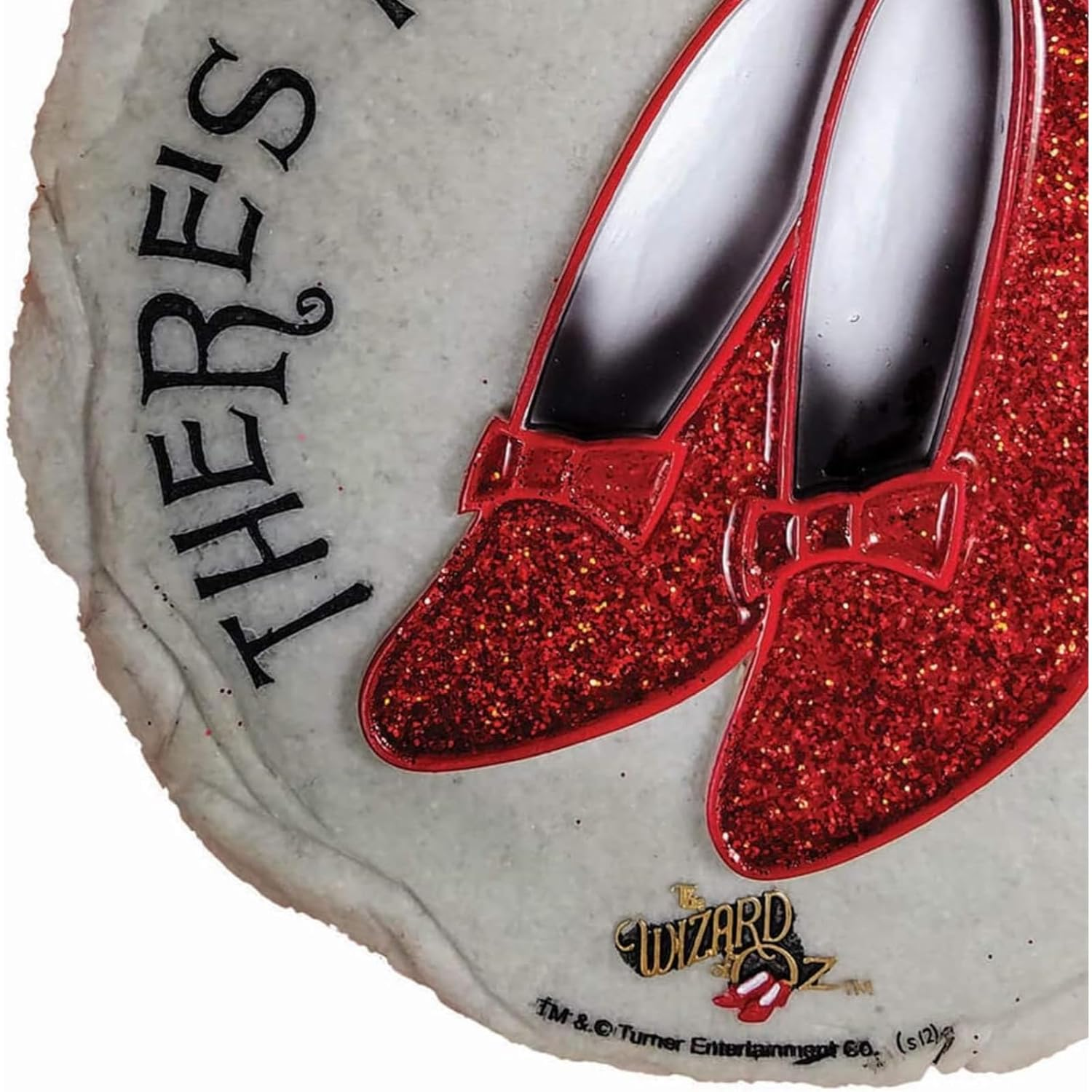 Spoontiques Ruby Slippers Stepping Stone - Wizard of Oz Decorative Garden Stone for Yard, Patio, Garden or Walkway - Outdoor or Indoor Home Decor image number 2