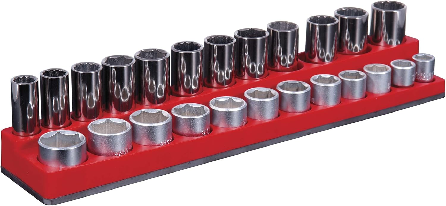 Torin MTOSD3811T Magnetic Socket Organizer - 3/8" Drive Sockets, 3\8" - 15\16" Drive Socket Holder image number 2