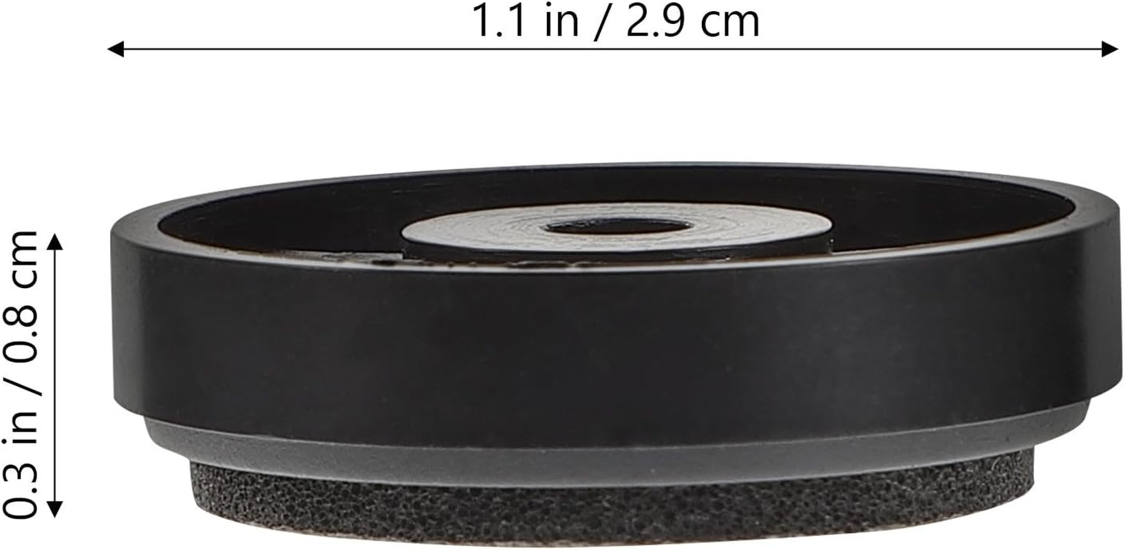 ASAKKURA 10Pcs 30X8Mm Speaker Isolation Feet Pads Foam Anti-Vibration Base Mat for Hifi Amplifier Turntable Audio Equipment Floor Protection image number 3