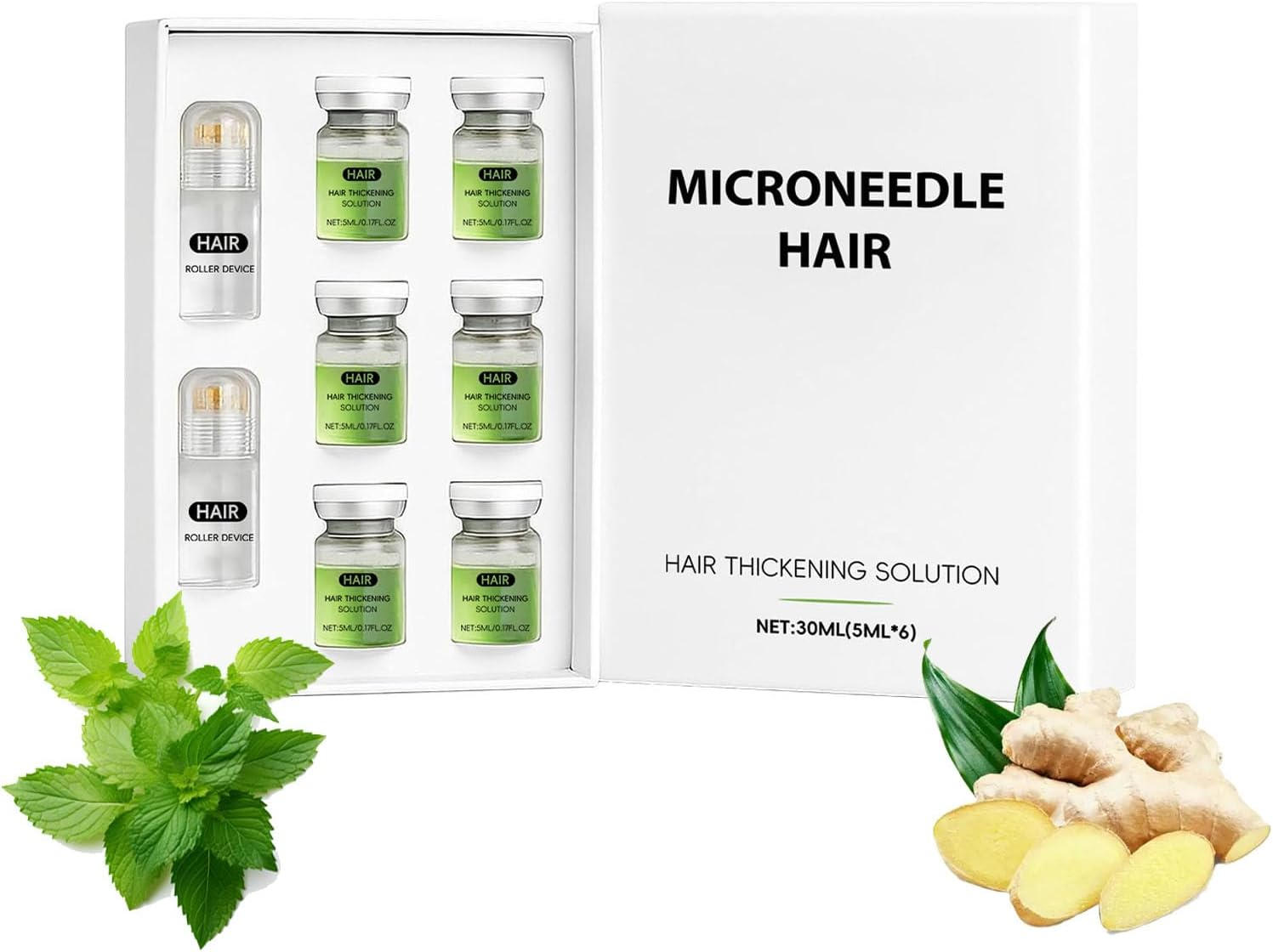 Micro Infusion Hair Renewal Kit, Hair Regrowth System Microneedling, Strengthens Roots, Hydrating & Fuller for Fine or Thinning-Looking image number 5