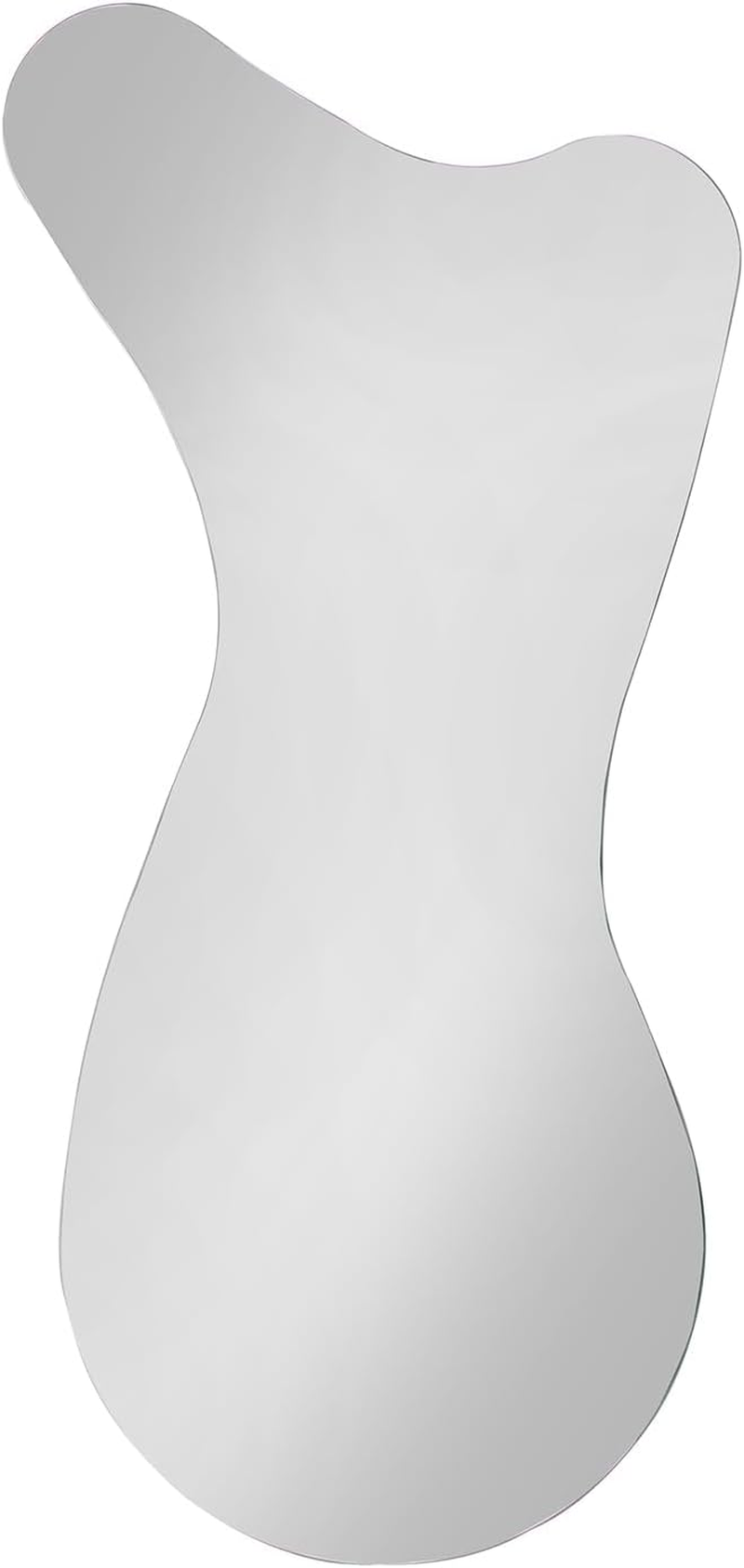 BST FURNH Whale Mirror 44X21 Inch Irregular Wall Mirror,Frameless Wall Mirror,Bedroom Living Room Bathroom Wall Mirror,Irregular Mirror image number 6