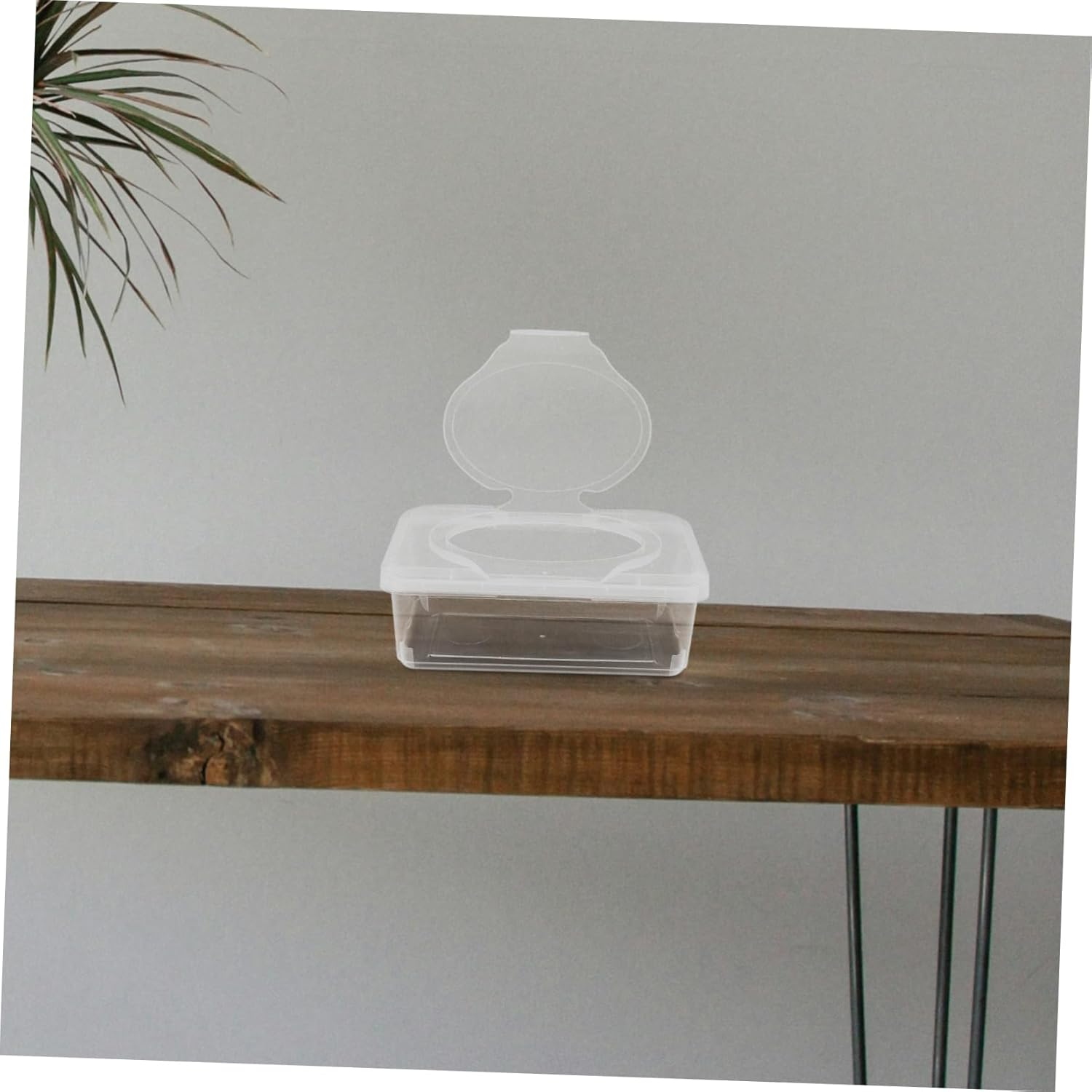 2Pcs Travel Wipes Dispenser Dustproof Wipes Storage Box for Car Outdoor Use Capacity for Organized Home Bathroom image number 1