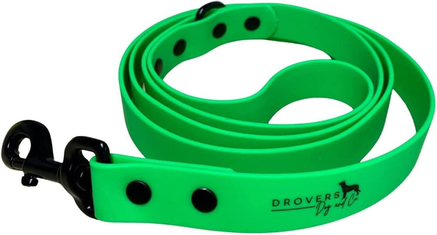 DROVERS Dog and Co Super Tuff Dog Lead - Stink Proof - Easy Clean - Extra Strong (Green) image number 4