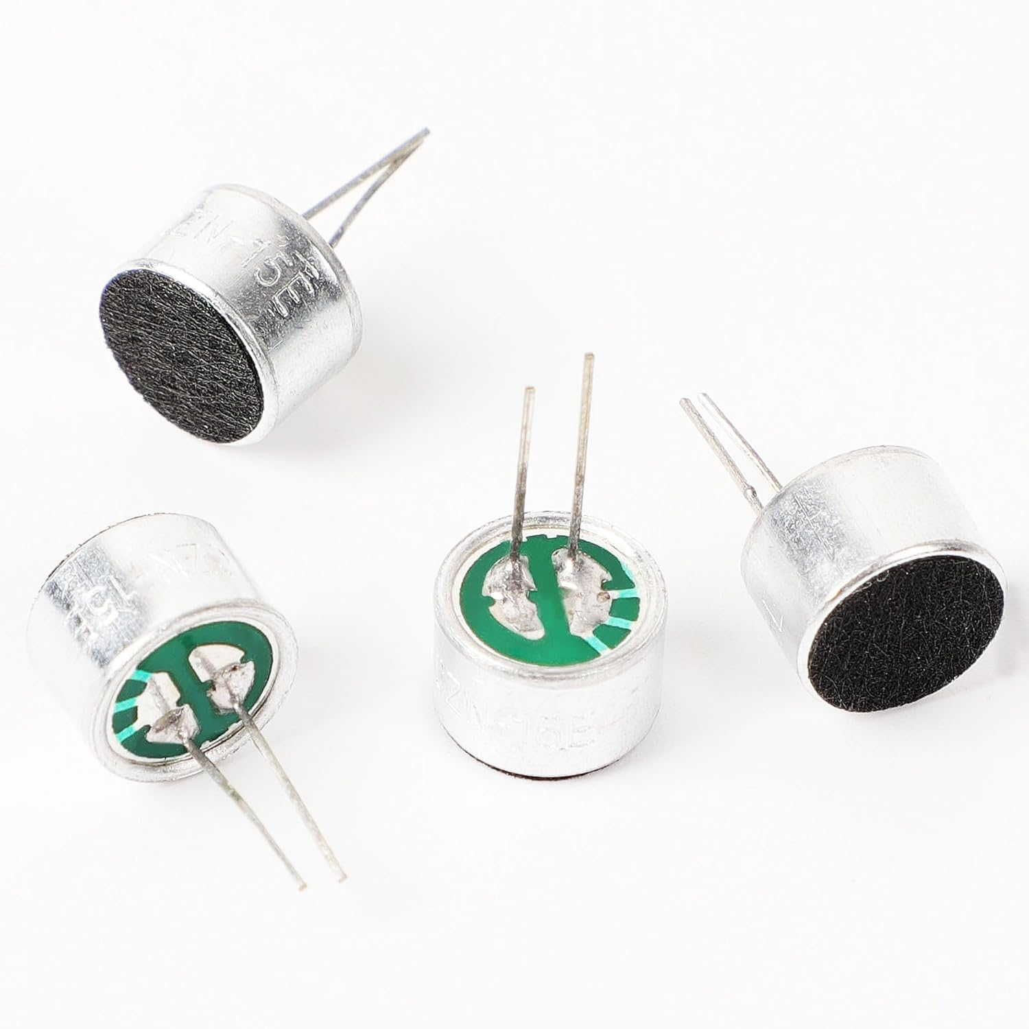 Uxcell 8Pcs Cylindrical Electret Condenser Microphone Pickup 85Db through Hole Mini Electret Condenser Mic with 2 Pins 10X7Mm for PCB image number 4