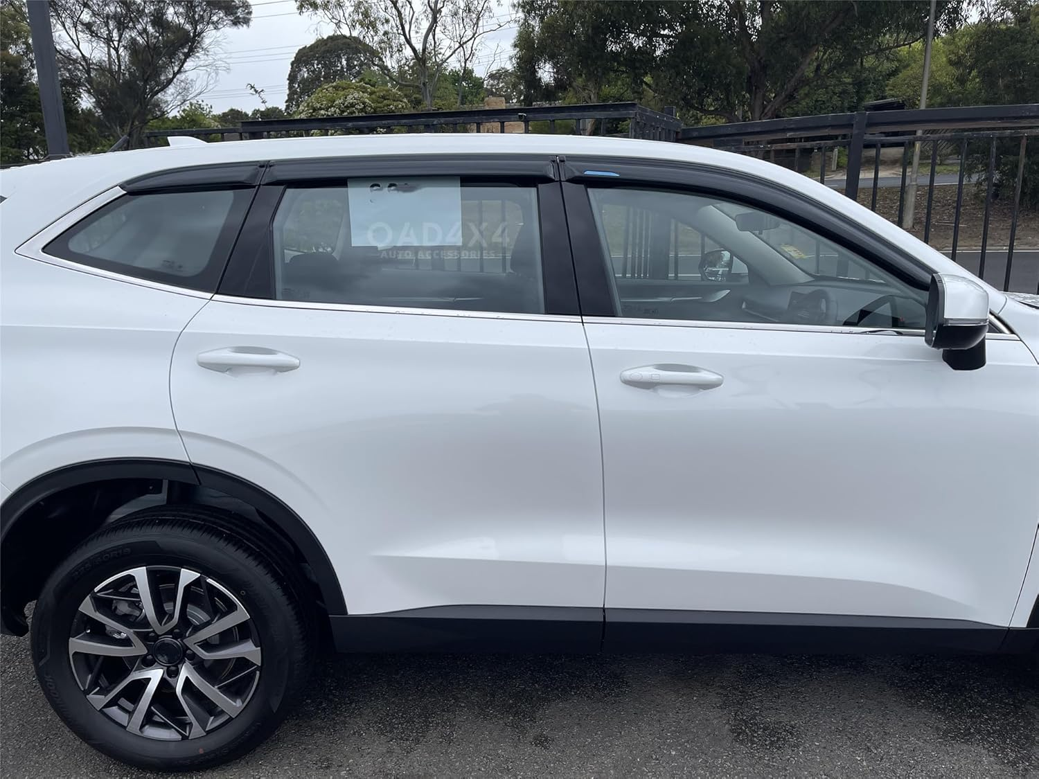 OAD4X4 Weathershields Compatible with Haval H6 B01 Series 2021-Onwards, Weather Shields Window Visors Wind Deflectors Sun Rain Guard 6PCS Set image number 2