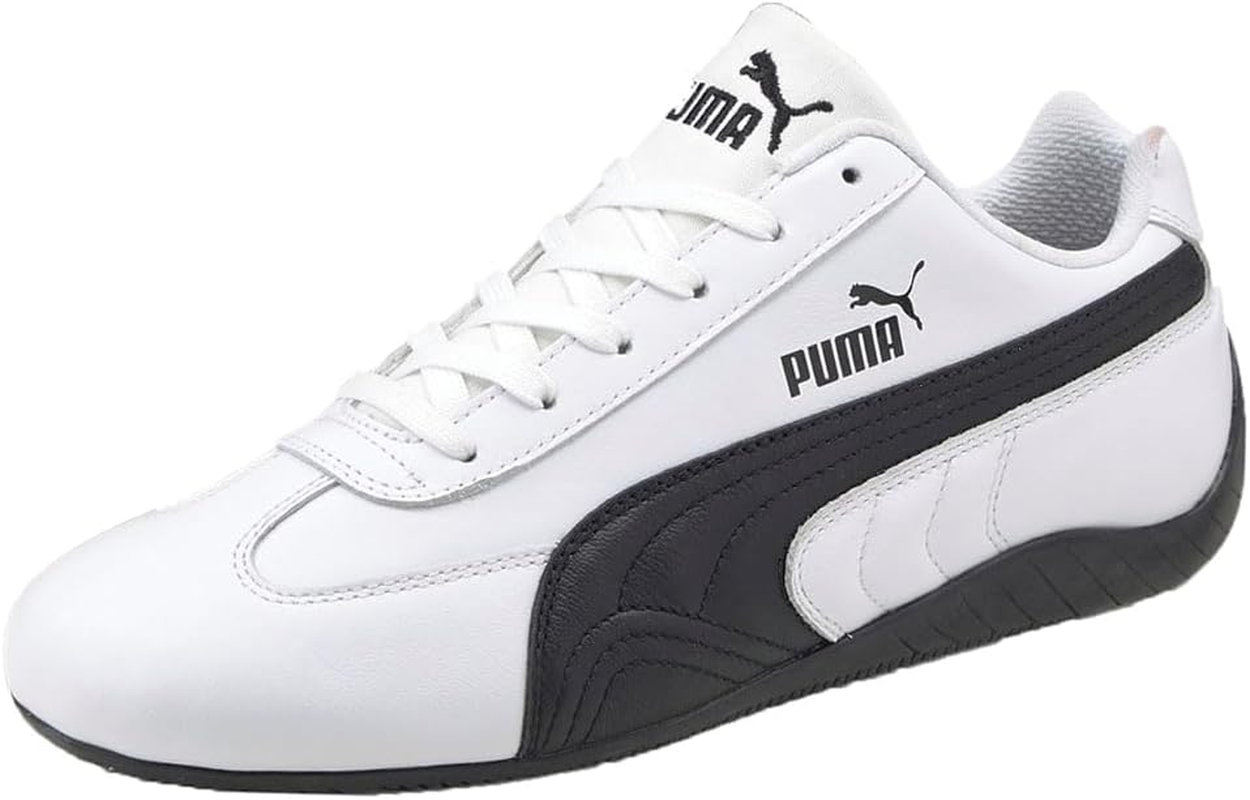 PUMA Mens Speedcat Shield Lace up Sneakers Casual Shoes Casual - White image number 4