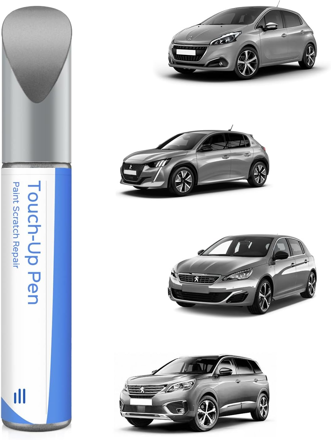 KCA Gris Artense Metallic/Cumulus Grey Metallic Touch up Paint Peugeot Exact Match - Touch up Scratches and Chips image number 6