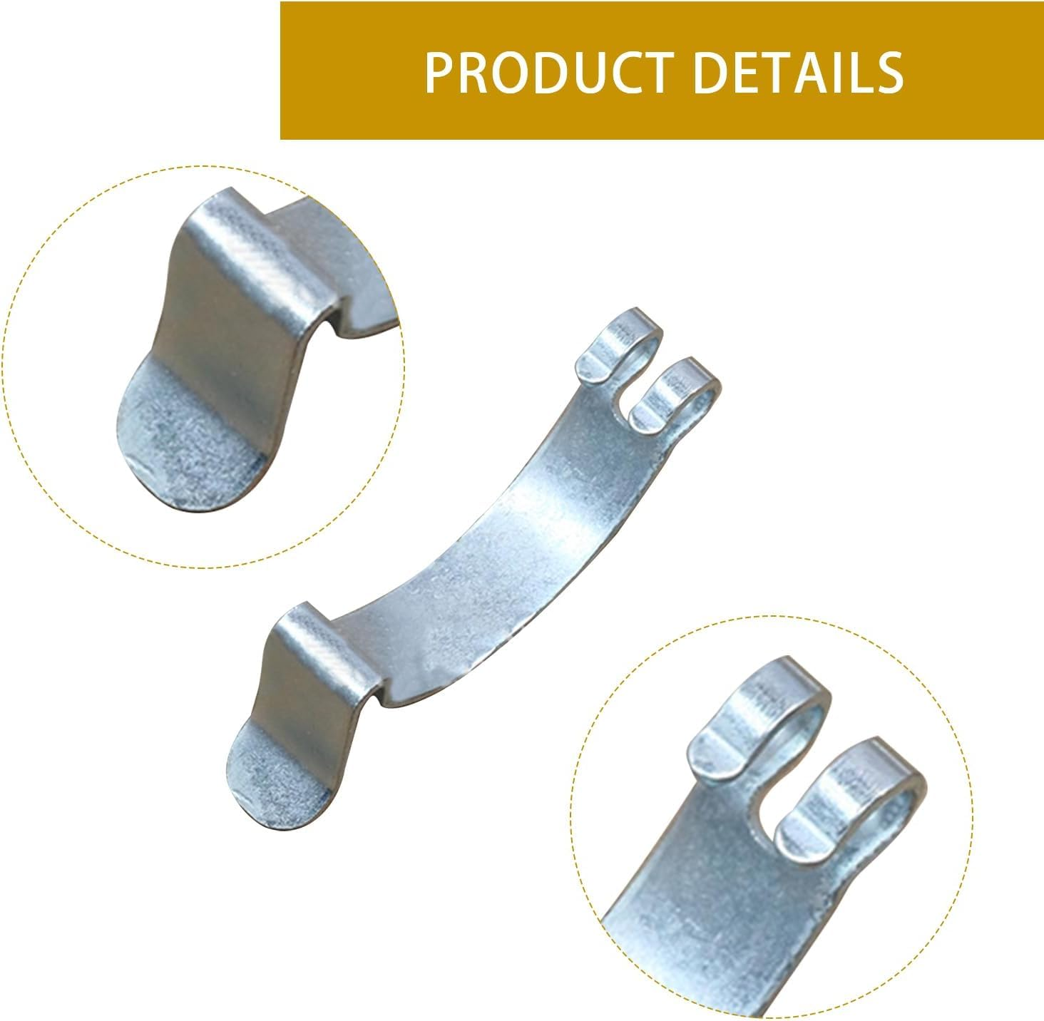 Liyquint 4Pcs Car Air Filter Clips, Metal Carbon Steel Air Cleaner Cover Clip, Secure Housing Box Lid Spring Clamp for Most Vehicles, Durable Car Accessories Replacement (4) image number 4