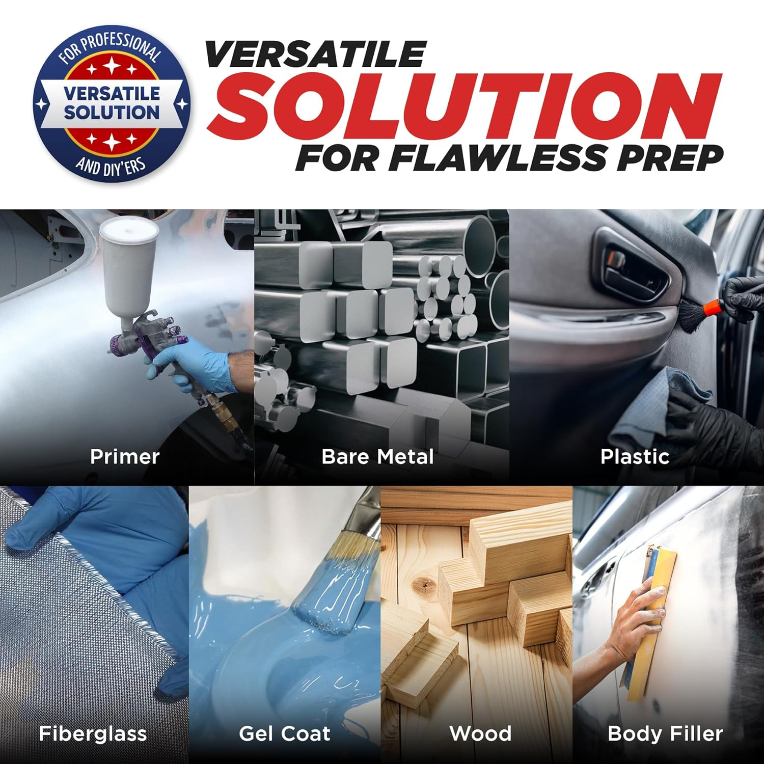 Black Dry Guide Coat Powder - Highlights Scratches, Pinholes, Low Spots & Other Defects, Extra Large Black Powder Coat for Wet & Dry Auto Body Sanding - Guide Coat Auto Body W/Nitrile Gloves 200G image number 2