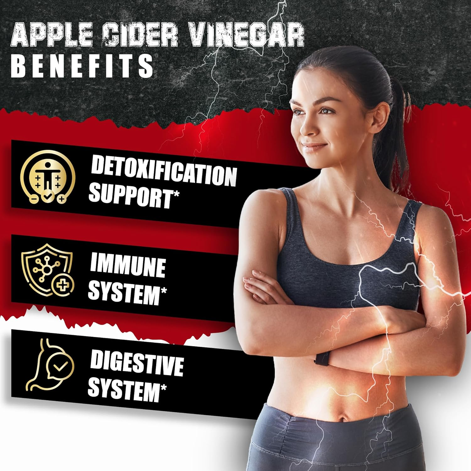 Apple Cider Vinegar Capsules - Herbal Equivalent with Ginger, Turmeric, Elderberry, Beet Root - 2 Months Supply image number 6