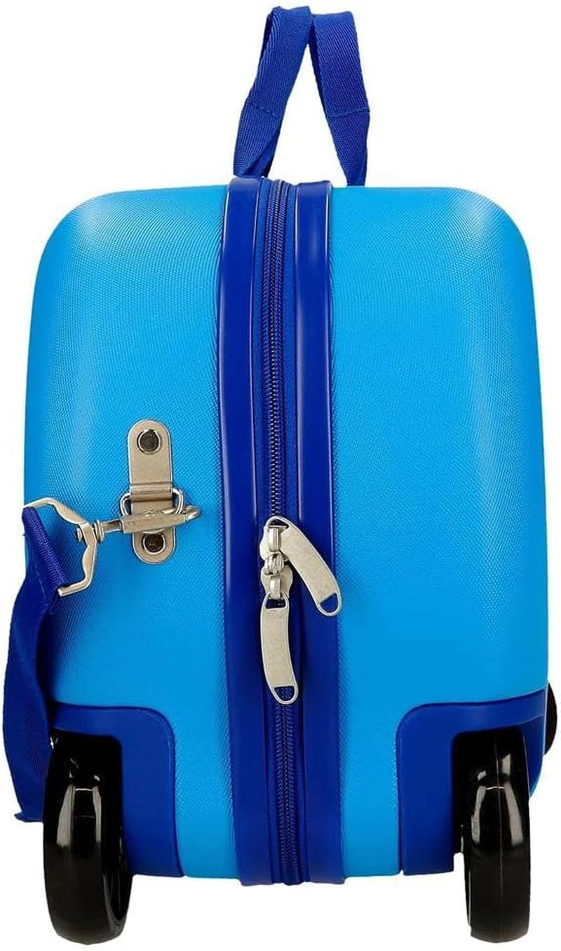 Enso Dino Children'S Suitcase Blue 45 X 31 X 20 Cm Hard ABS 24.6L 1.8 Kg 4 Wheels Hand Luggage, Blue, Children'S Suitcase, Blue, Children'S Suitcase image number 3