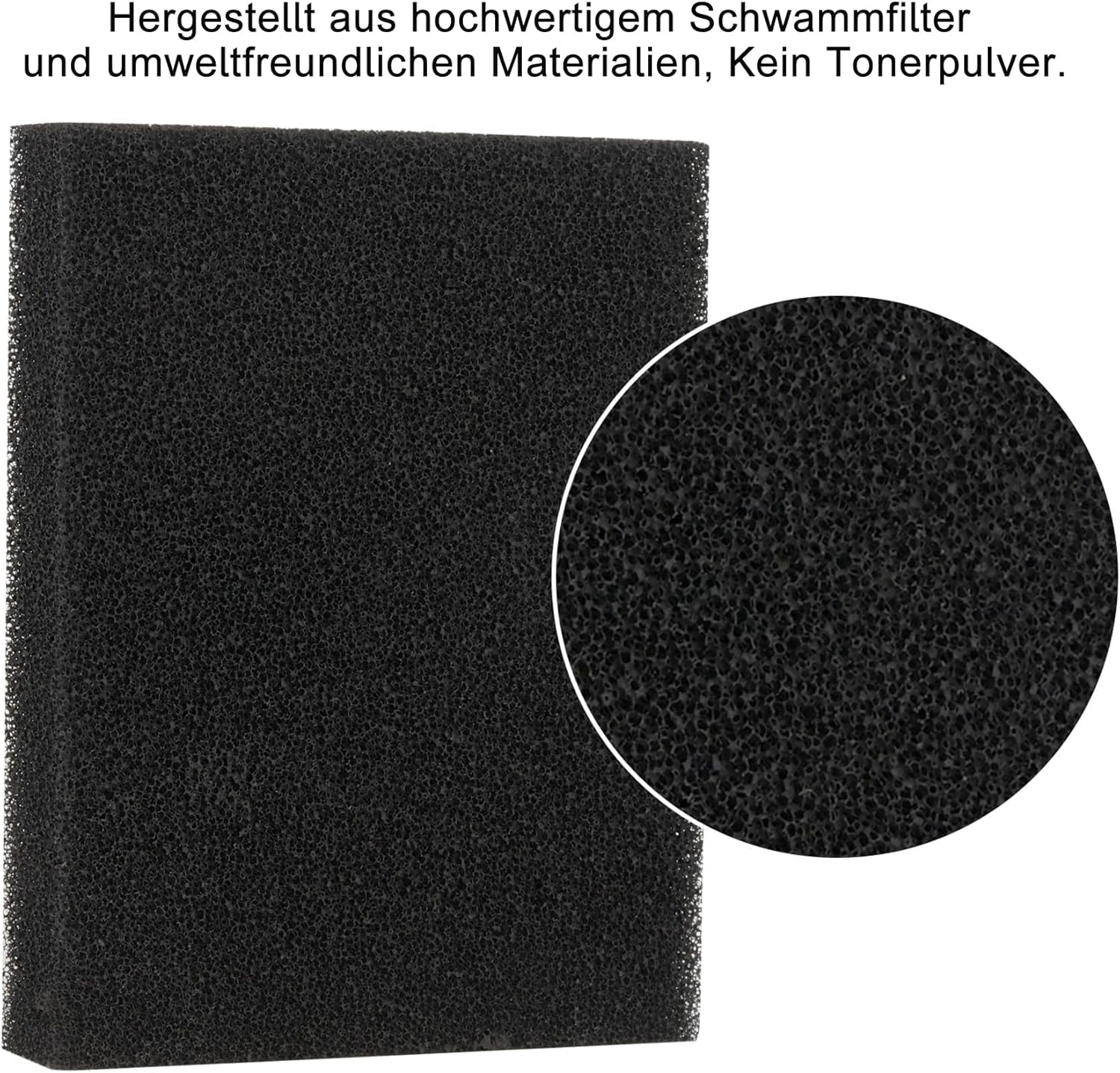 Pack of 4 Sponge Filter Carbon Filter for SOG Exhaust System Filters, 128 &times; 99 &times; 22 Mm Activated Carbon Filter Filter for Thetford Door Variants Motorhome Caravan Toilet Replacement for 517 000 1 image number 6