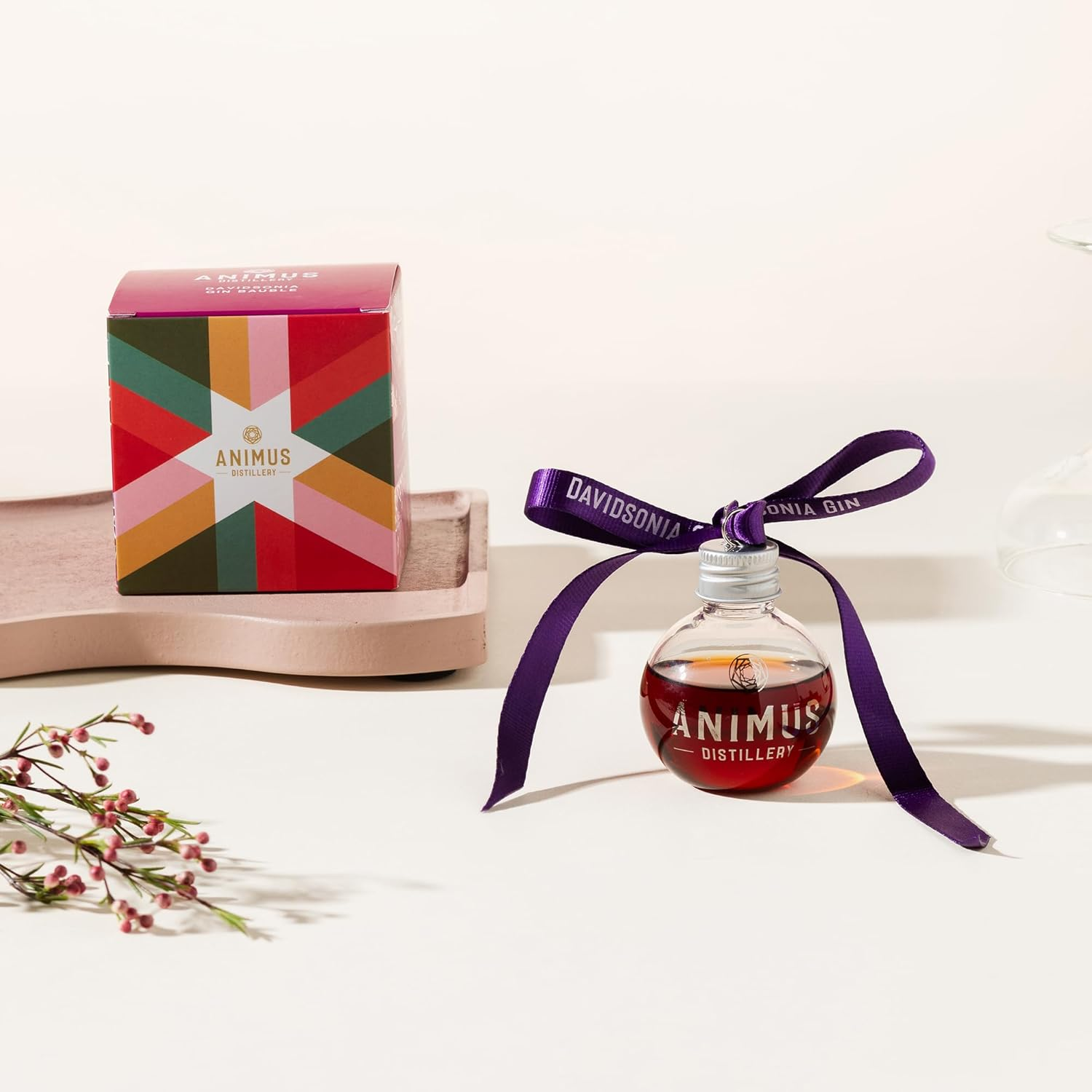 Wine and Chocolate Gift Hamper | Carolling Candice Gift Hamper by Good Day People | Luxury Christmas Hamper, Festive Gift Box, and Gourmet Gift Set for the Holidays | with Animus Gin Bauble, Rocky Road, Fluffe Fairy Floss & Gourmet Chocolate &ndash; Gift Box for Celebrations & Christmas Gifting (Red Wine) image number 2