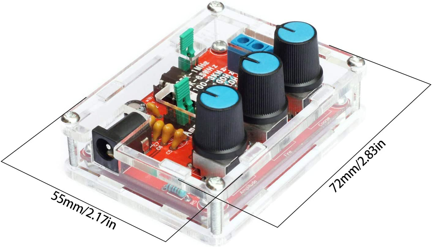 Emsea XR2206 High Precision Function Signal Generator DIY Kit with User Manual Sine/Triangle/Square Wave Adjustable Frequency Amplitude