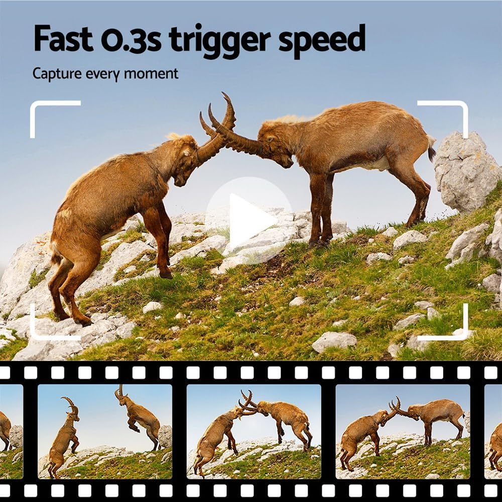 Ul-Tech Trail Camera 4K 50MP Wildlife Game Hunting Security Cam PIR Night Vision image number 1