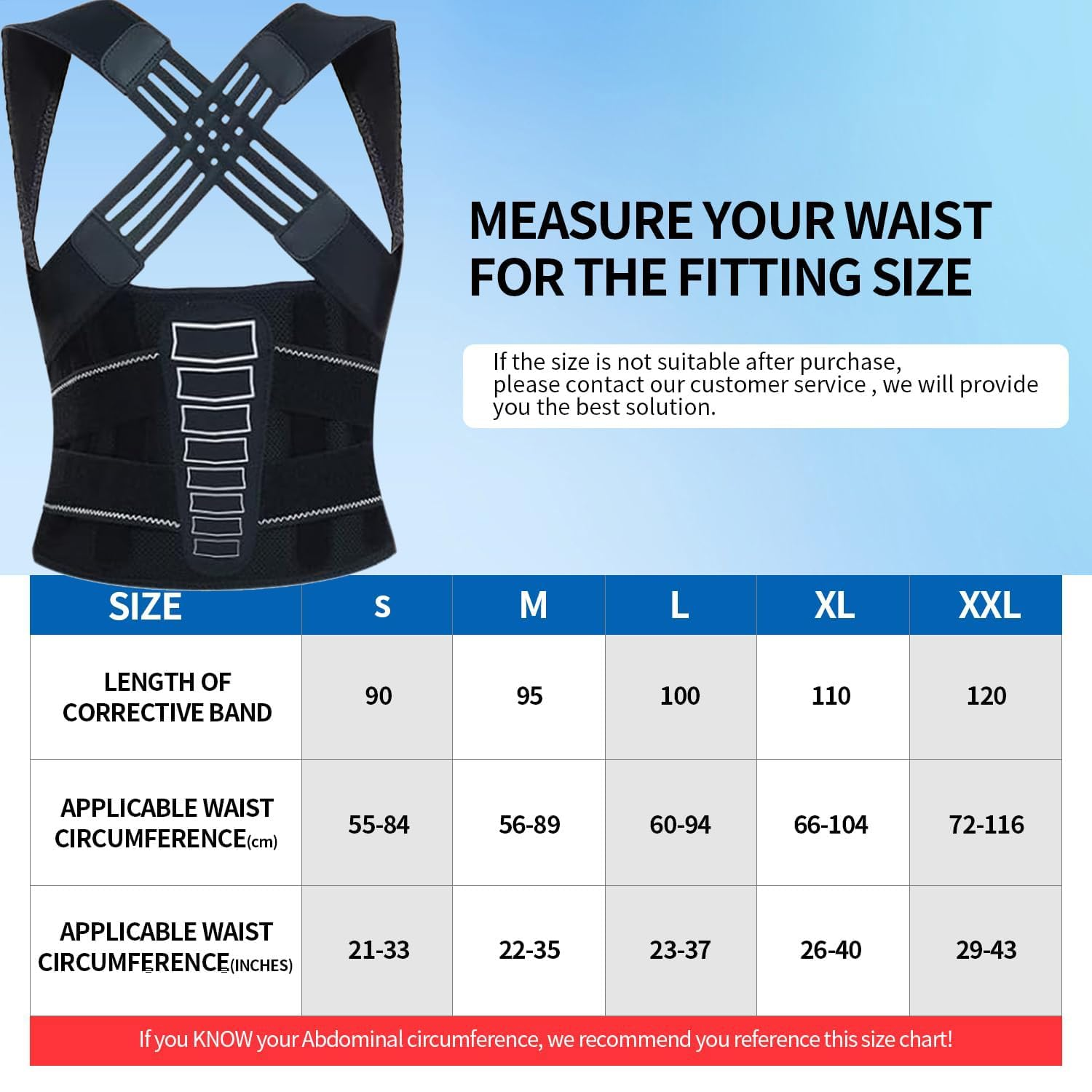 Back Support Posture Corrector for Women Men, Shoulder Supports & Immobilizers Scoliosis and Hunchback Adjustable Belt Back Brace for Lower Back Pain Posture Trainer - Black (Medium) image number 5