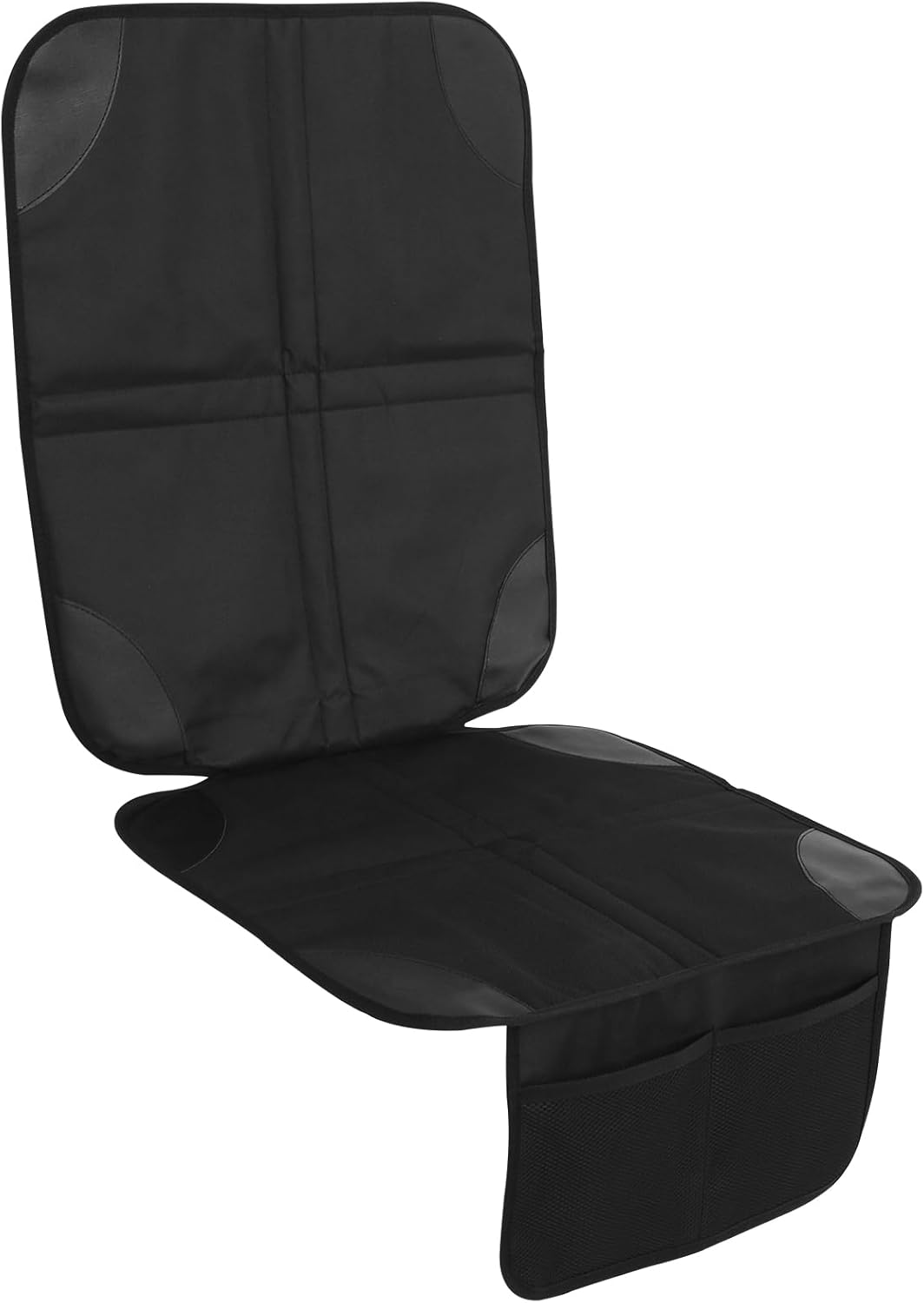 Child Car Seat Protector Oxford Fabric Non-Slip Back under Baby Car Seat Protector with Mesh Storage Bag Waterproof Child Car Seat Cushion Waterproof Padding Protector for Infant Toddler image number 6