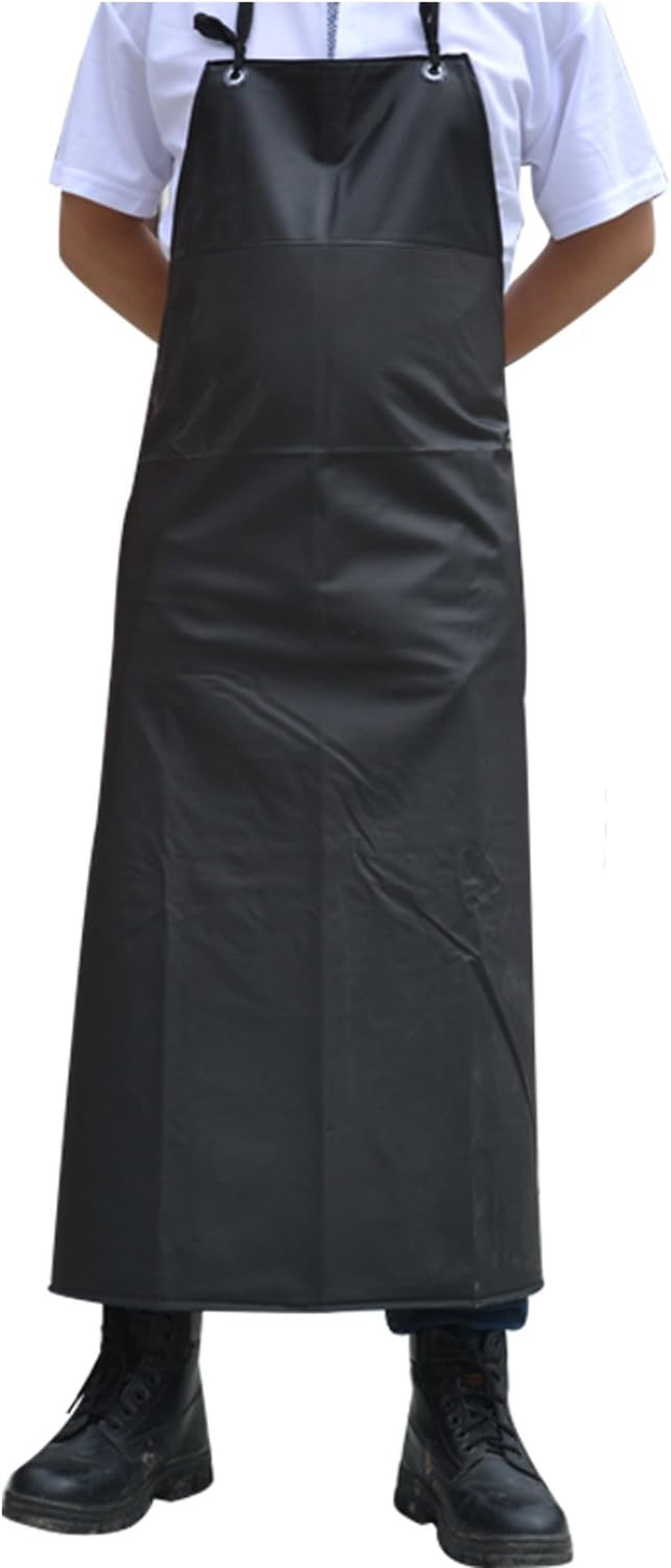 Surblue Waterproof Rubber Vinyl Apron Chemical Resistant Work Safe Clothes