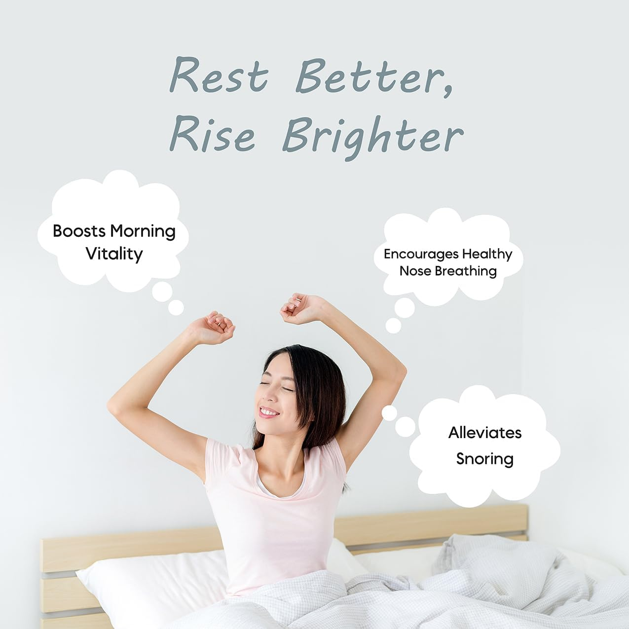 Mouth Tape for Sleeping 50 Pack &ndash; anti Snoring Sleep Strips for Better Sleep, Clear Breathing & Snore Reduction, Hypoallergenic Mouth Tape | Aussie Brand Cozyaus