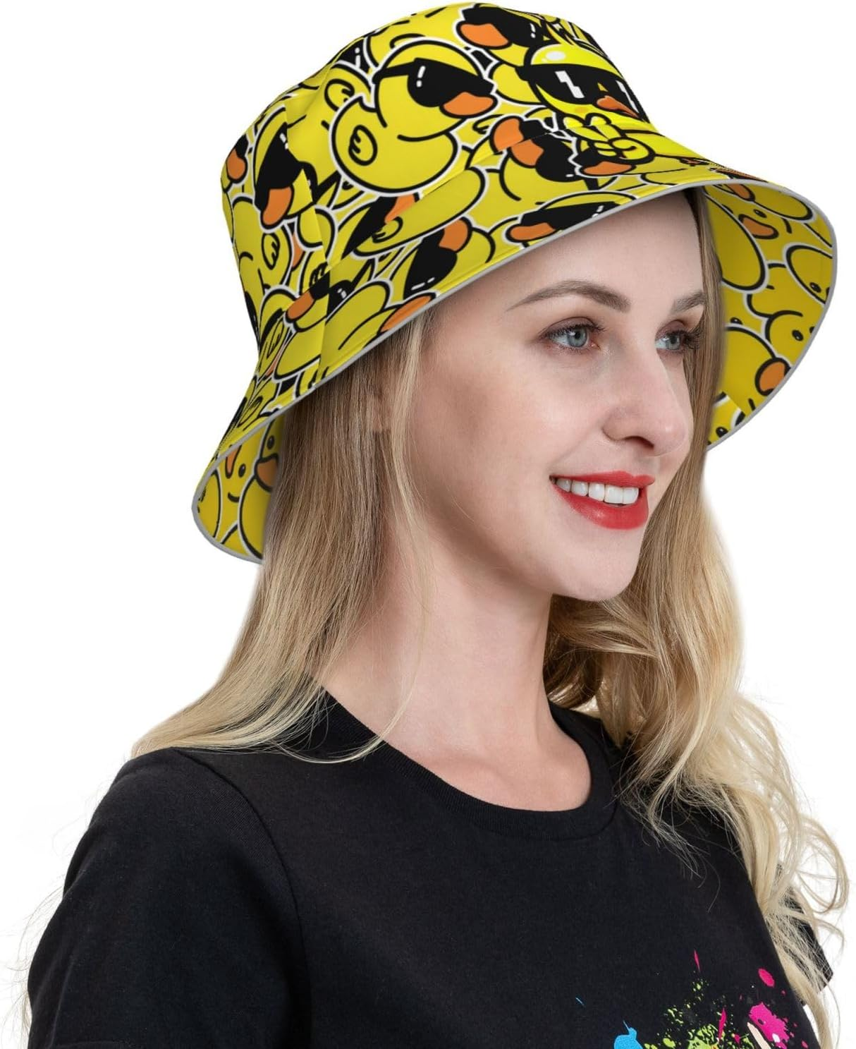 Bucket Hats for Women and Men Fashion Sun Cap Packable Outdoor Fisherman Hat - Butterfly image number 5