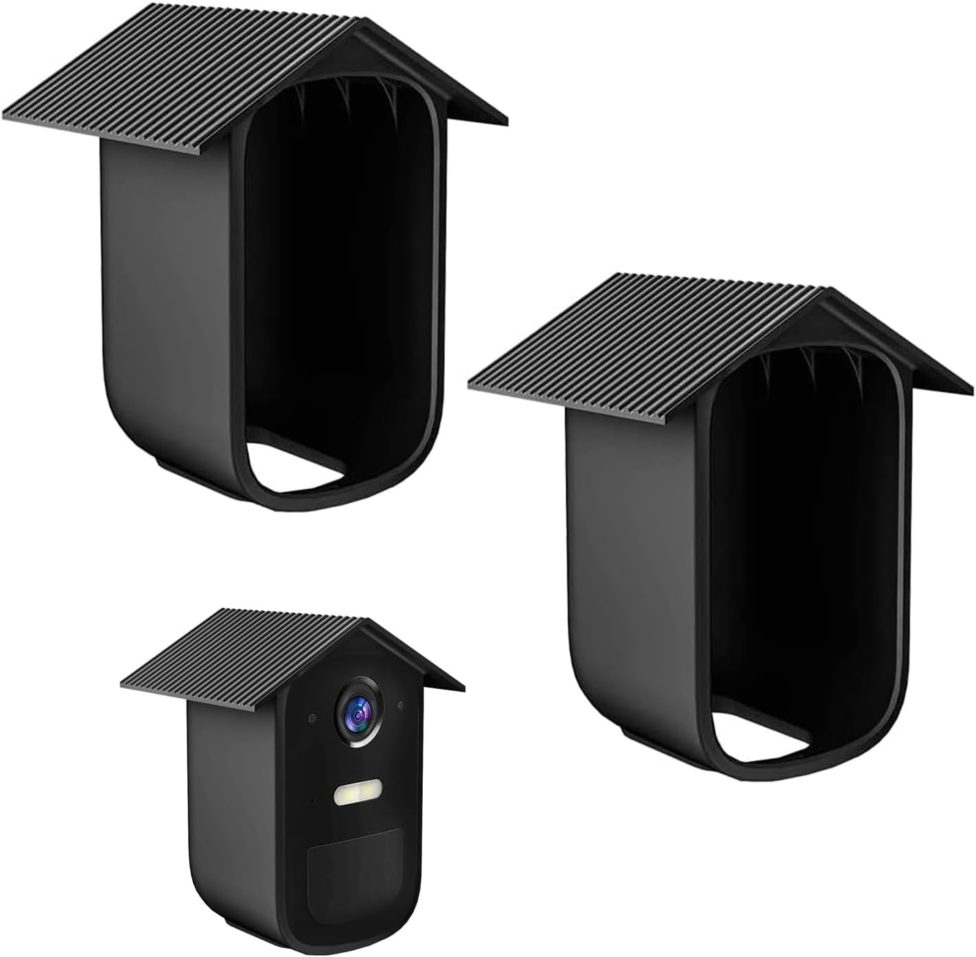 OWOKISO Camera Silicone Protective Cover/Case/Skin for Eufy Security Eufycam 2C Cam & Eufycam 2C Pro Wireless Home Security Outdoor Camera, Protection against UV Rays and Rain