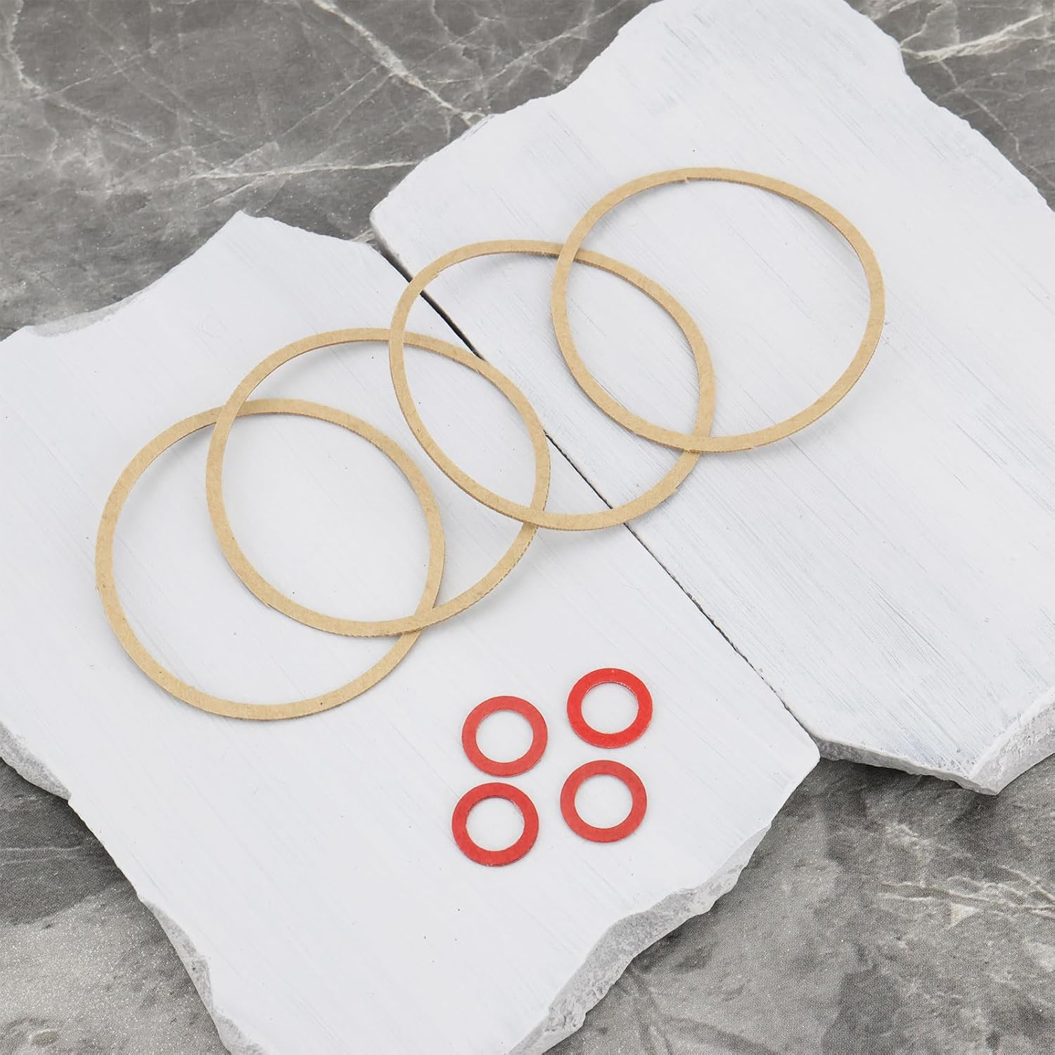 LT Easiyl 8 Pcs Carburetor Bowl Gasket OE 16010-883-015 16010883015 Compatible with Honda G150 G200 G300 G400 GC135 GC160 GC190 GCV135 GCV160 GCV190 GS160 GSV190 GV150 GV200 GV400