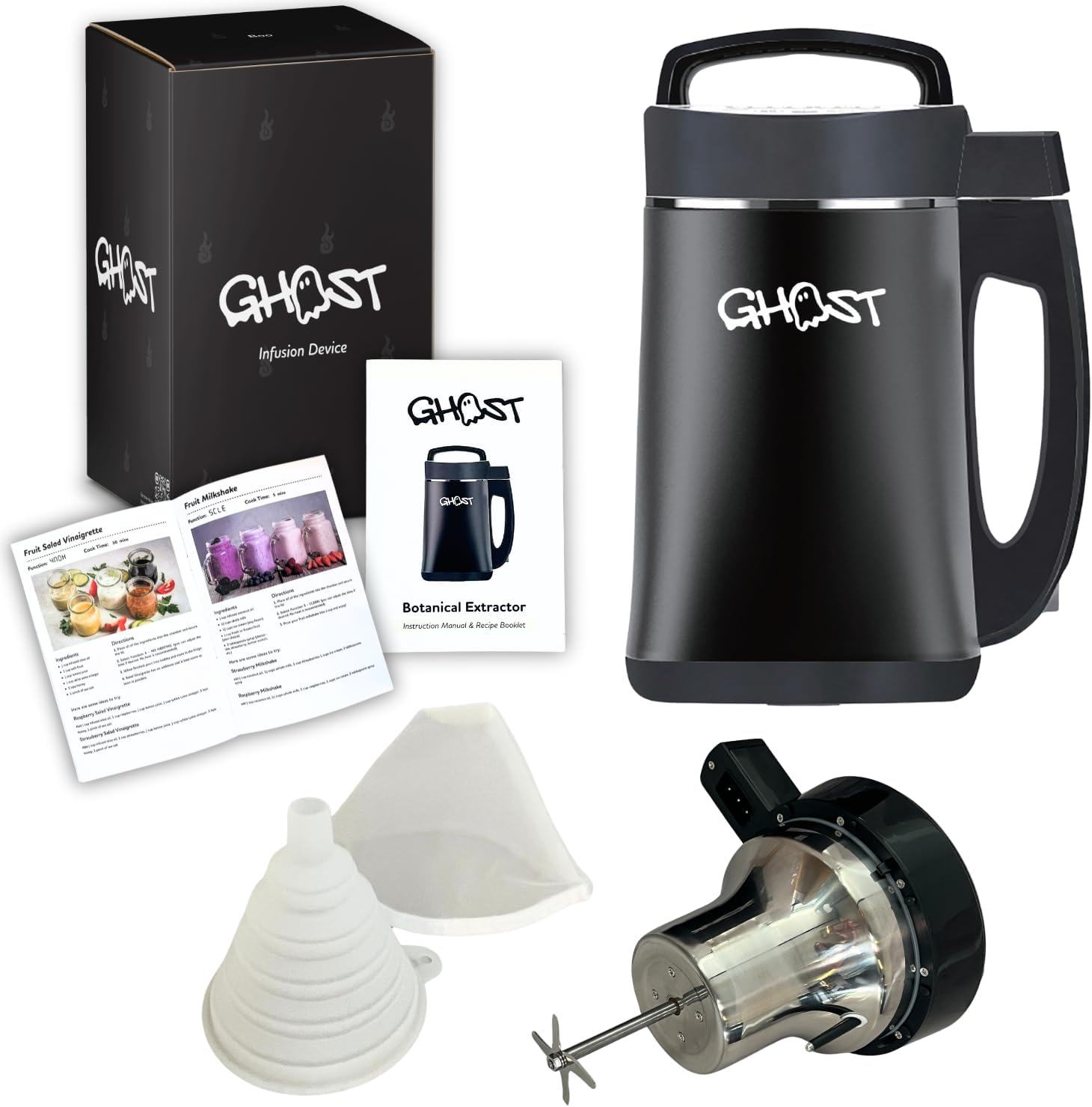 Ghost Infuser - Herbal Botanical Extractor and Oil Infusion Machine - Fully Customizable Settings - Easy to Use to Make Your Own Infused Oil Edibles and Treats image number 1