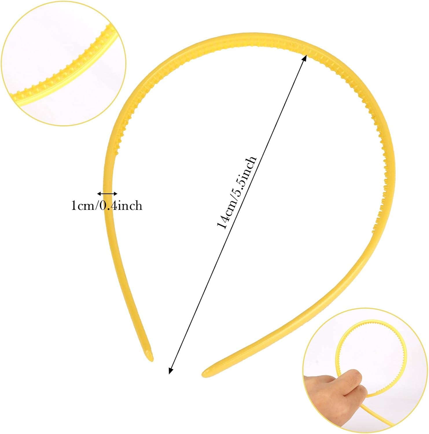 Bumlofa Pack of 8 Colourful Headbands Women'S Set, Thin Headband Designs for Girls - Matching Hair Accessories for Spring & Summer Motifs, Colourful Headbands image number 1