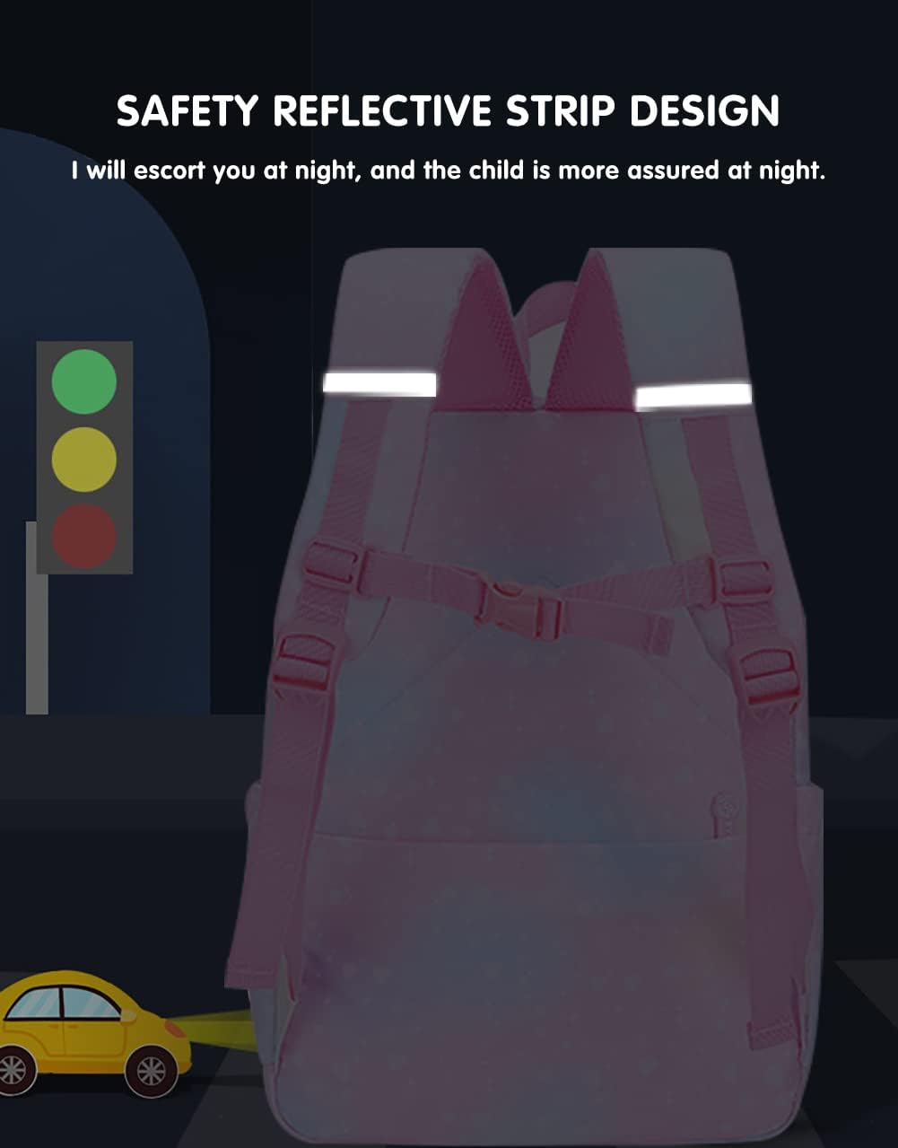 School Backpack for Girls, Lightweight Waterproof Cute School Bookbag for Teen Kids Students Elementary