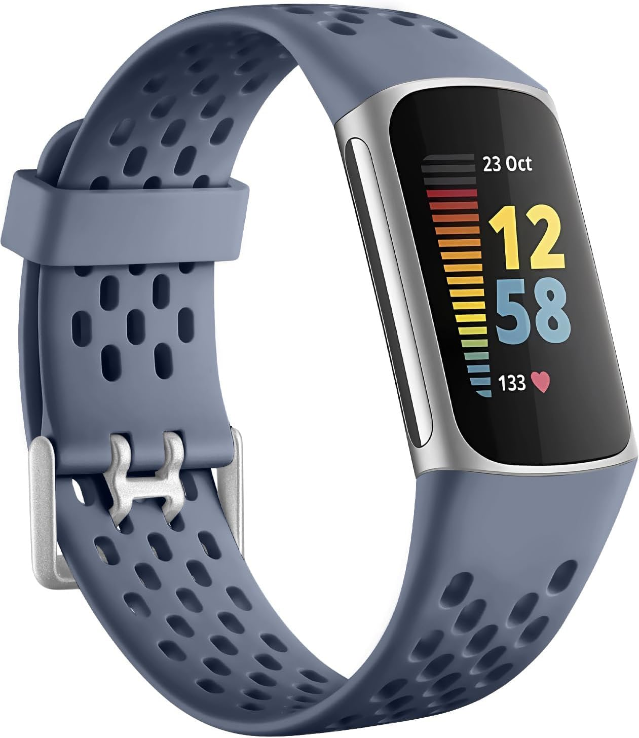 Maledan Compatible with Fitbit Charge 5 Band/Charge 6 Band Women Men, Soft Breathable Comfortable Replacement Sport Strap Adjustable Wristbands for Fitbit Charge 5/ Charge 6 Advanced Fitness Tracker