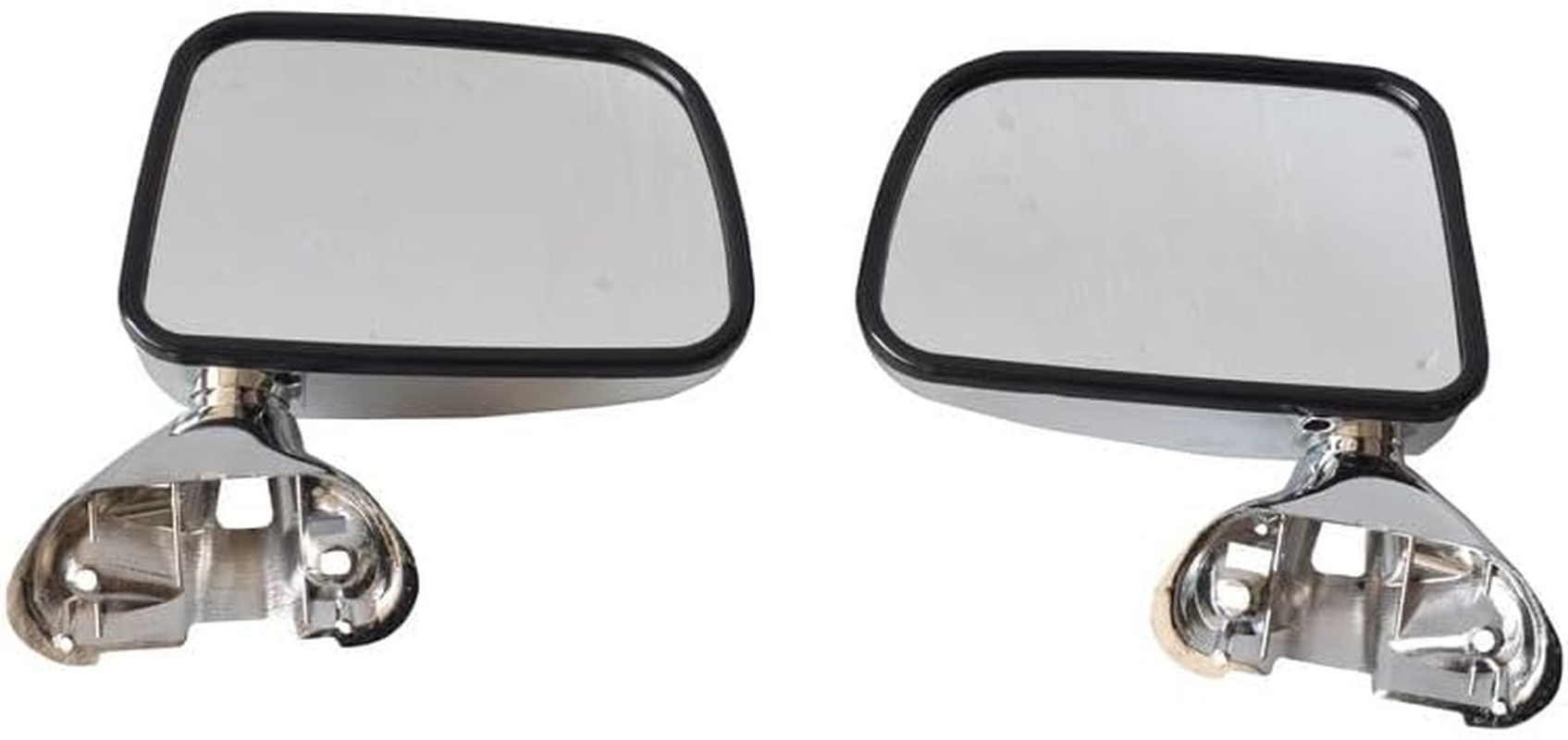 Fit for Toyota Hilux 1988-2005 Manual Door Mirror Chrome Pair LH RH image number 4